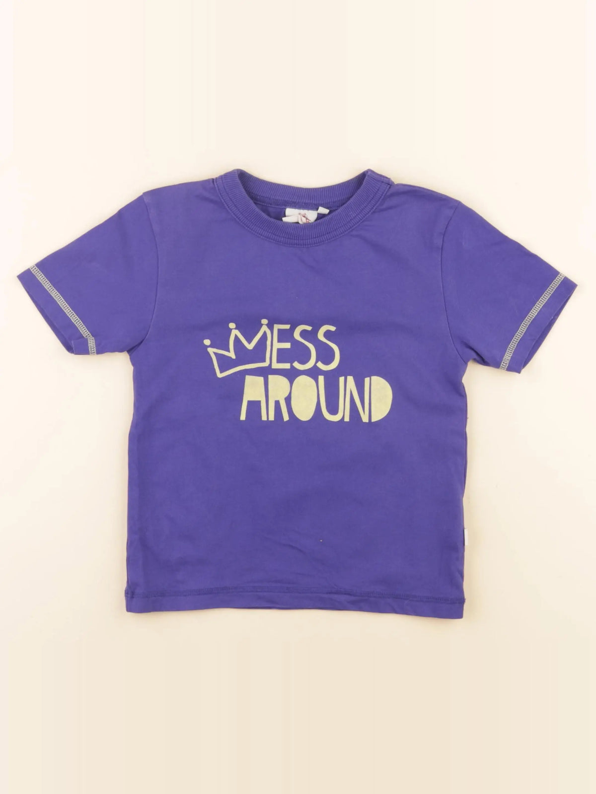 Les Marsiens - tee-shirt violet - 4 ans