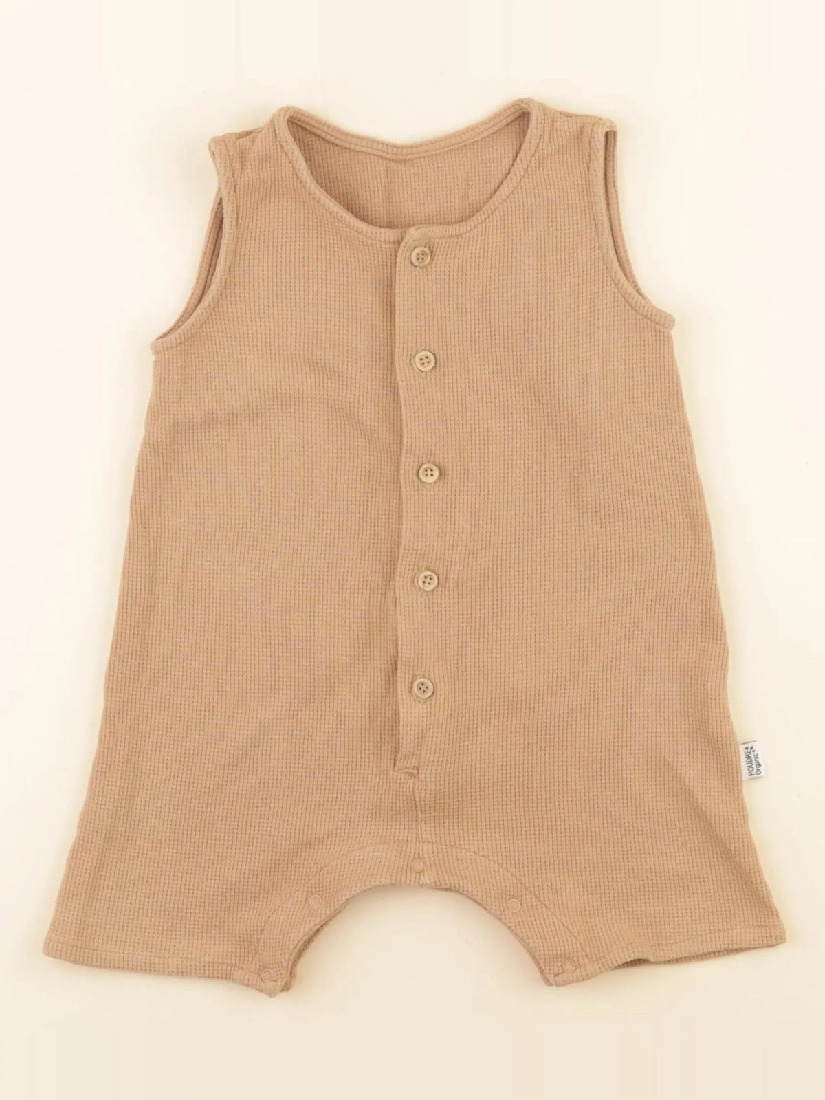 Poudre Organic - combinaison marron - 18 mois