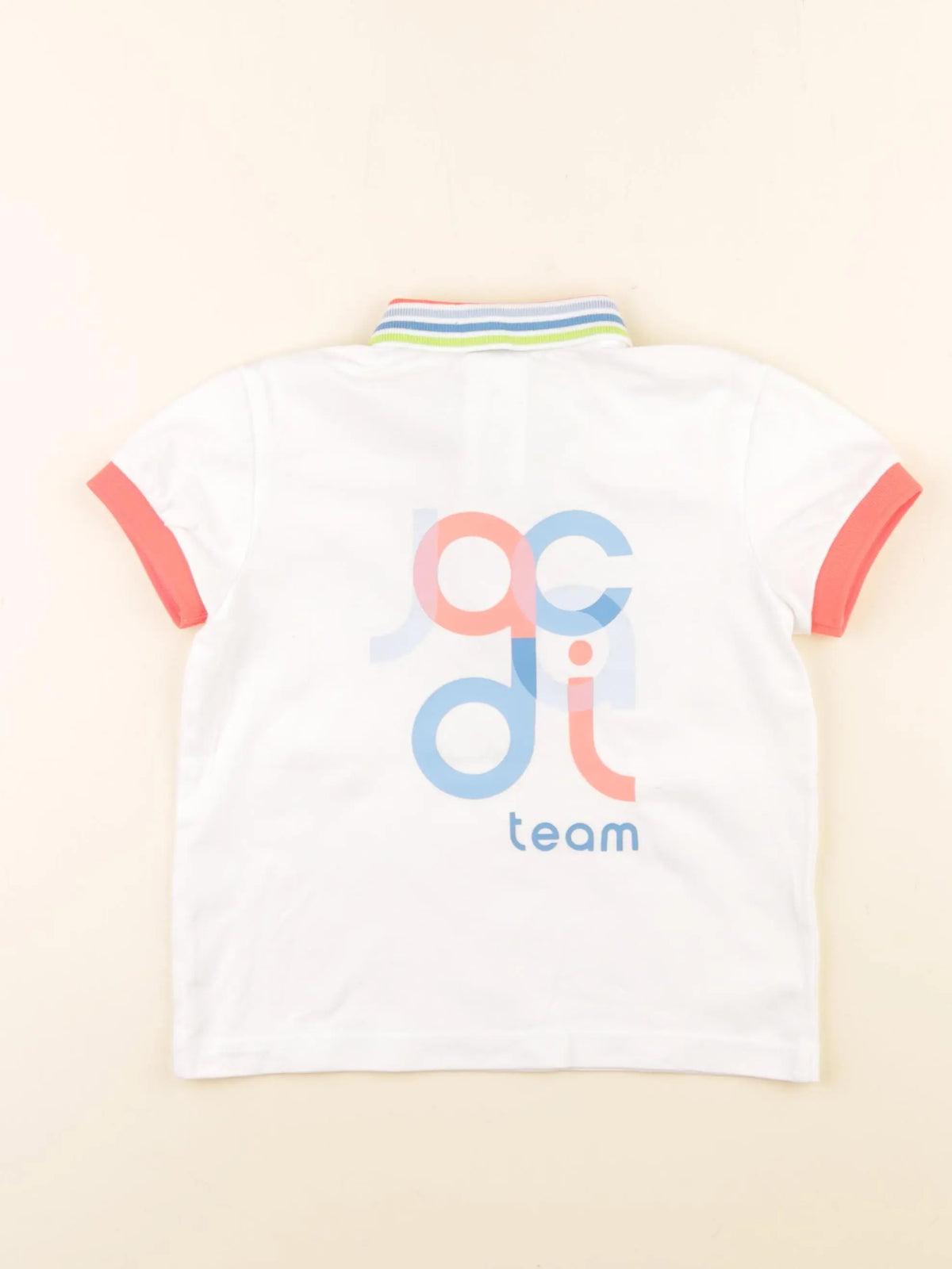 Jacadi - polo imprimé au dos blanc - 4 ans