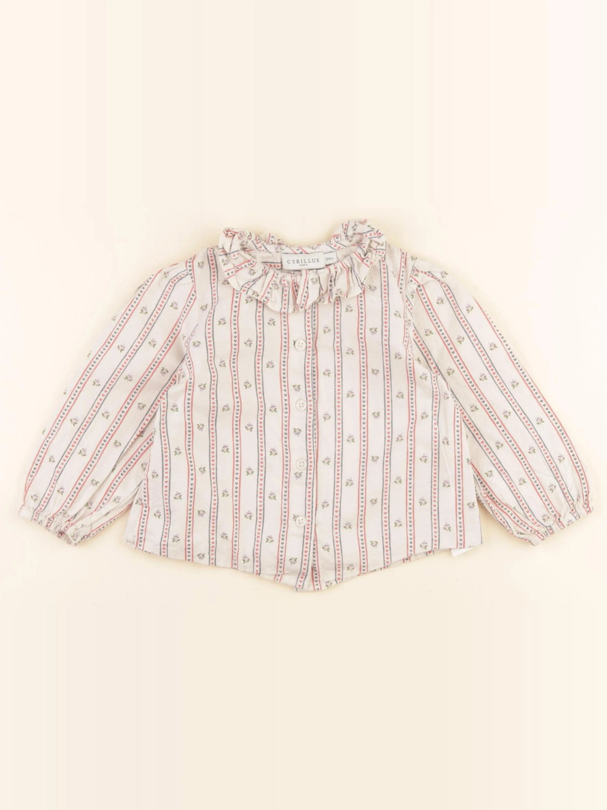 Cyrillus - blouse beige - 24 mois