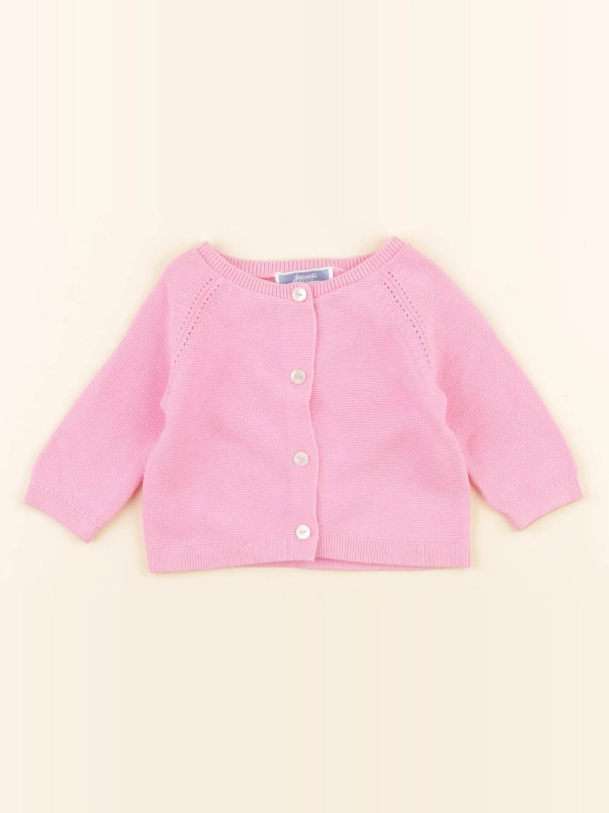 Jacadi - gilet rose - 3 mois