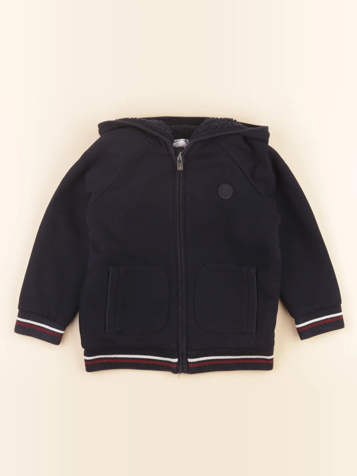 Jacadi - sweat bleu - 4 ans