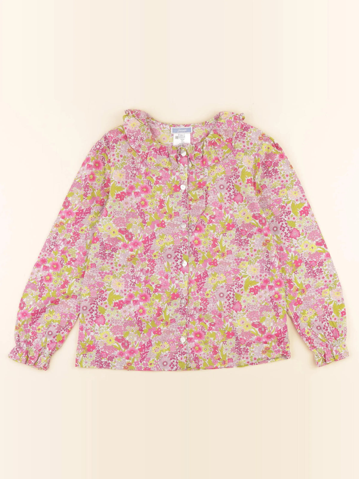 Jacadi - blouse liberty multicolore - 8 ans