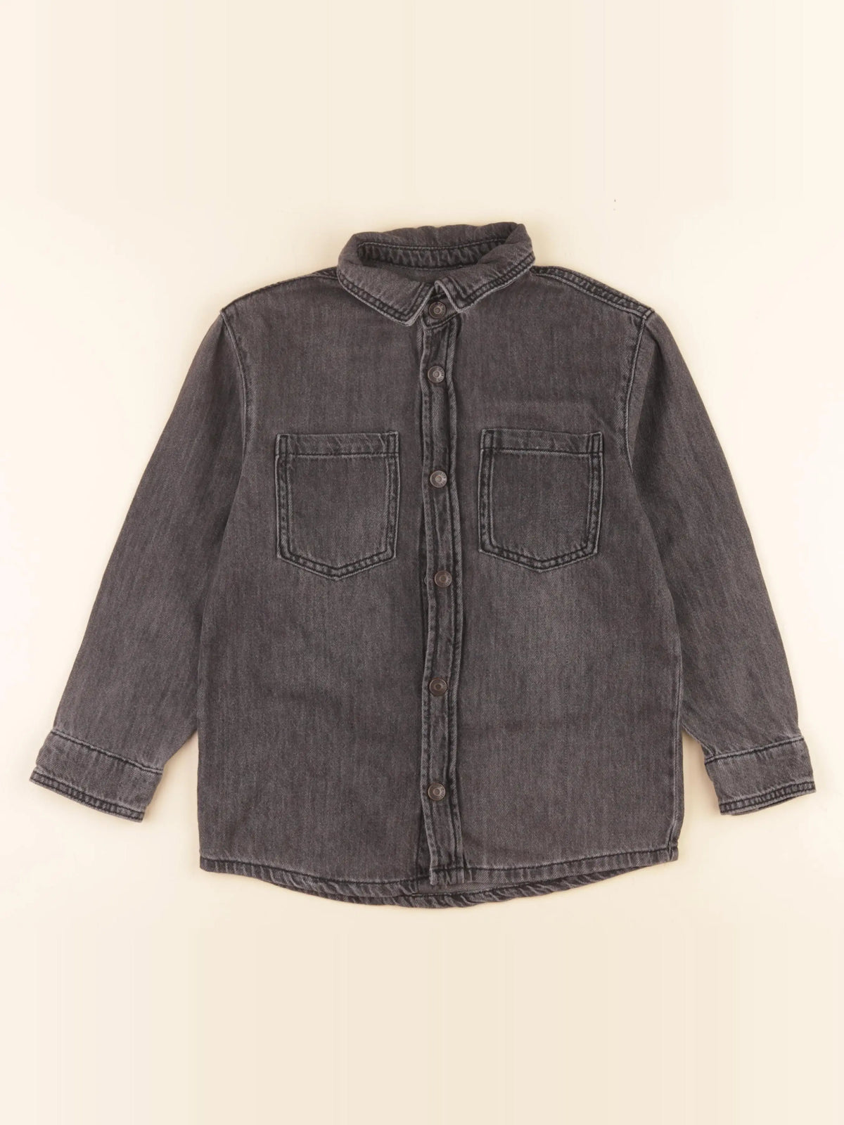 Vertbaudet - chemise noir - 8 ans