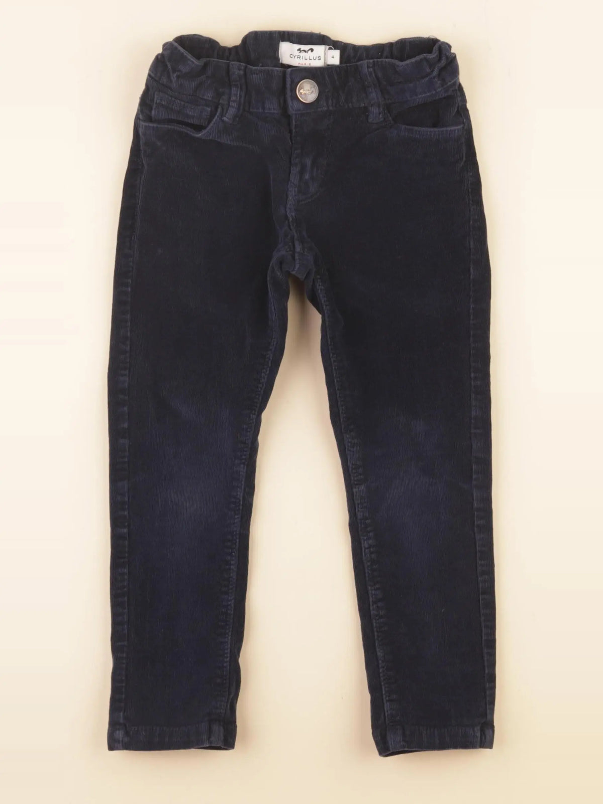 Cyrillus - pantalon bleu - 4 ans