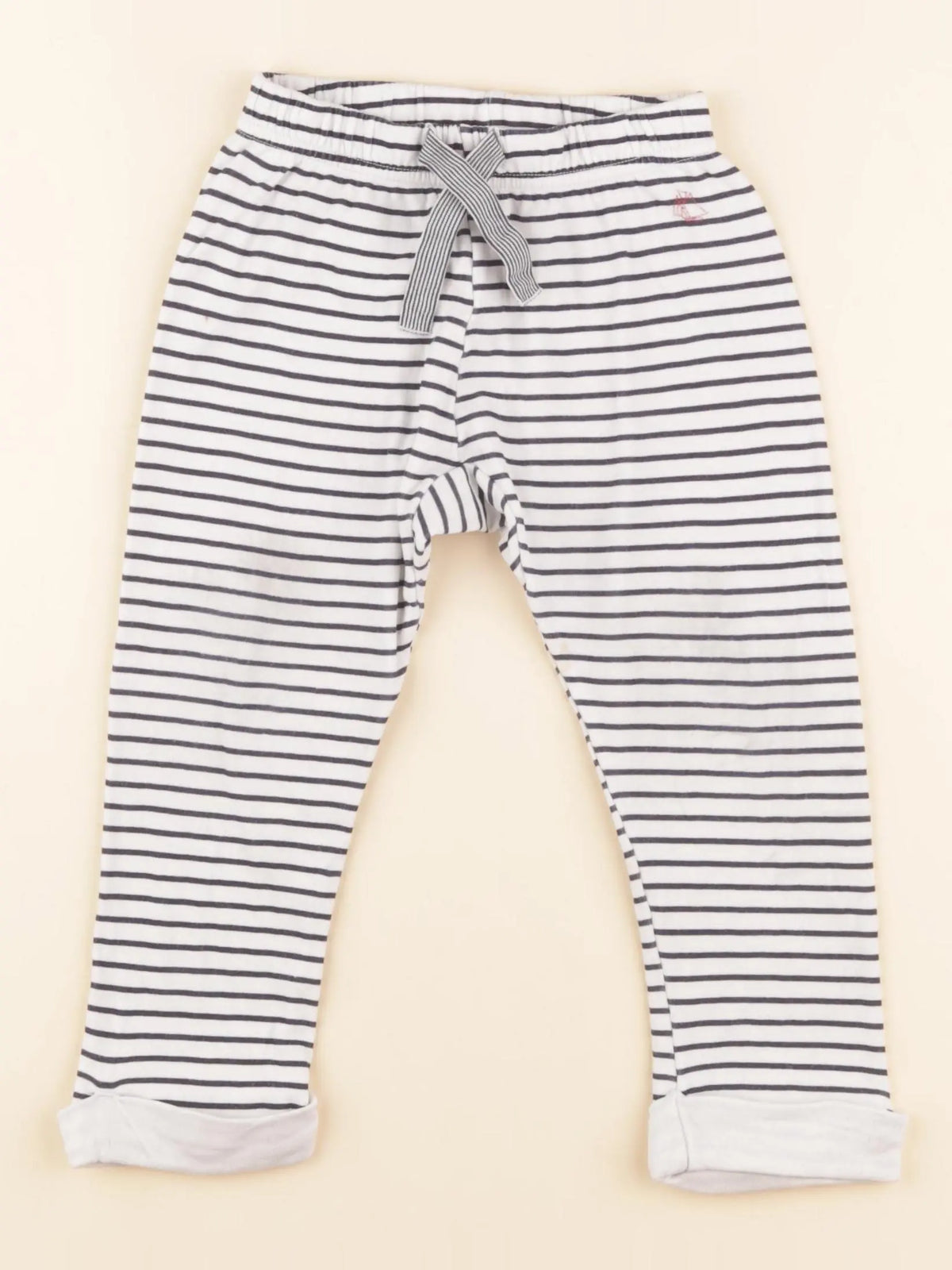 Petit Bateau - jogging blanc - 24 mois