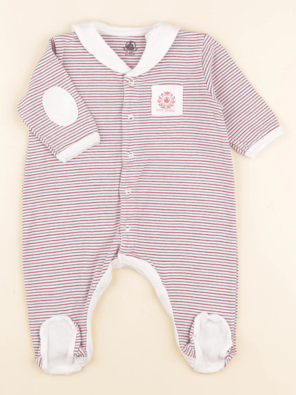 Petit Bateau - pyjama coton multicolore - 3 mois