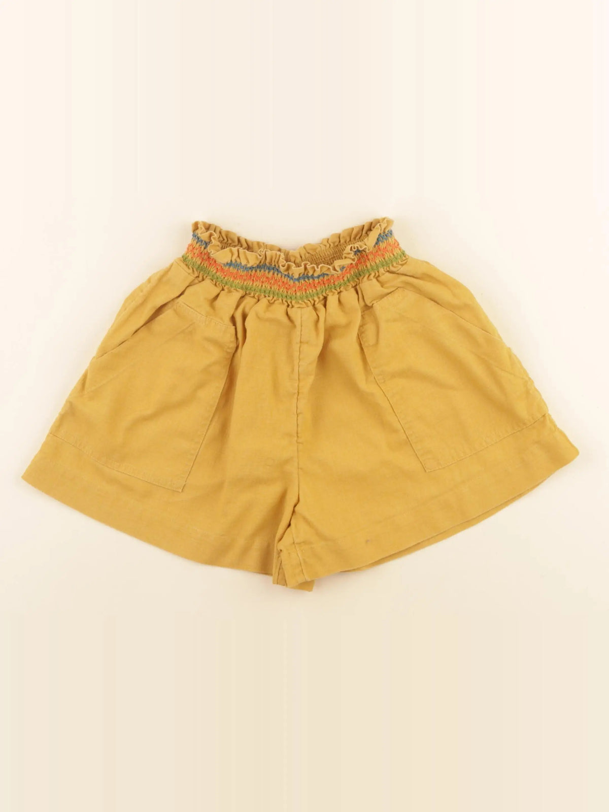 Monoprix - short jaune - 8 ans