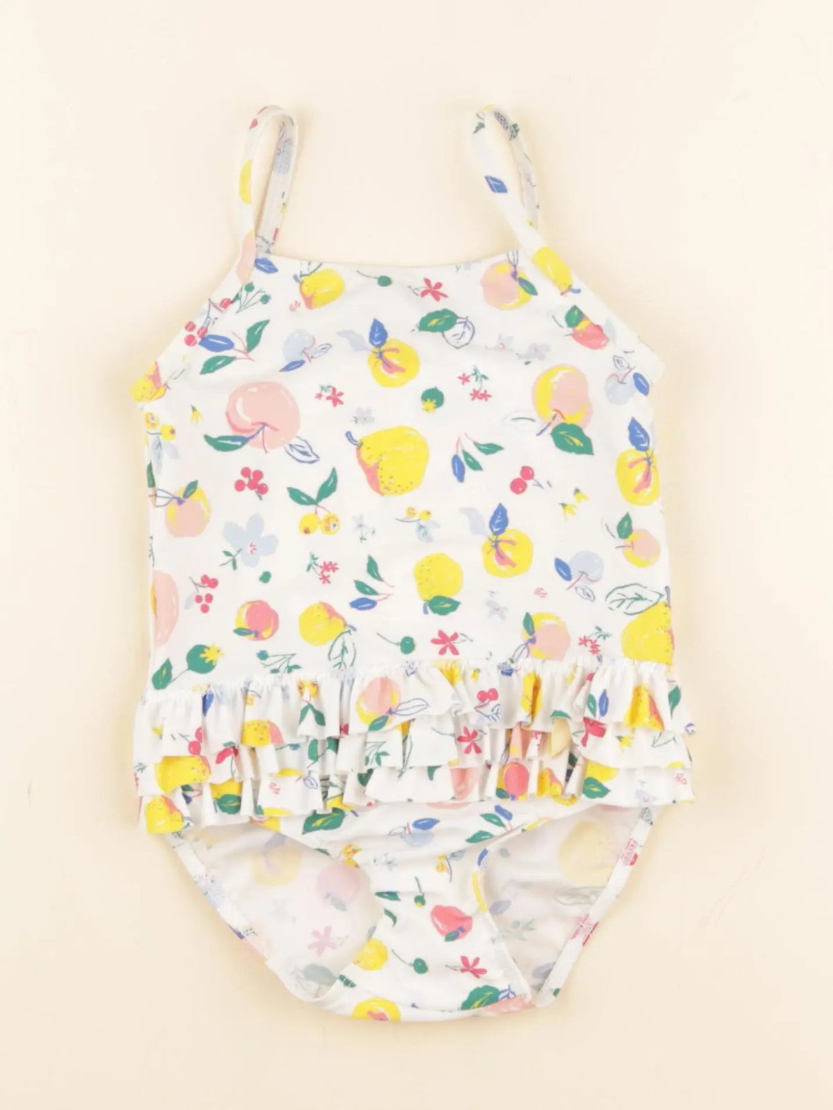 Petit Bateau - maillot de bain blanc - 24 mois