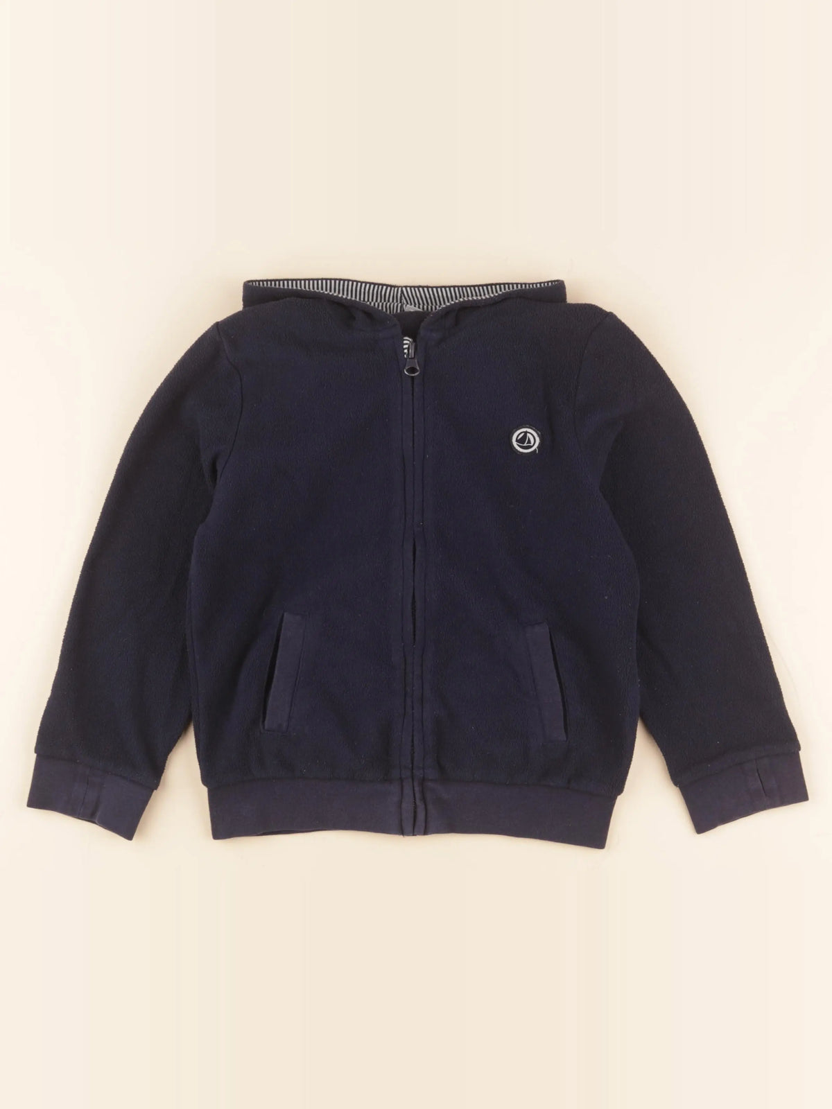 Petit Bateau - polaire bleu - 5 ans