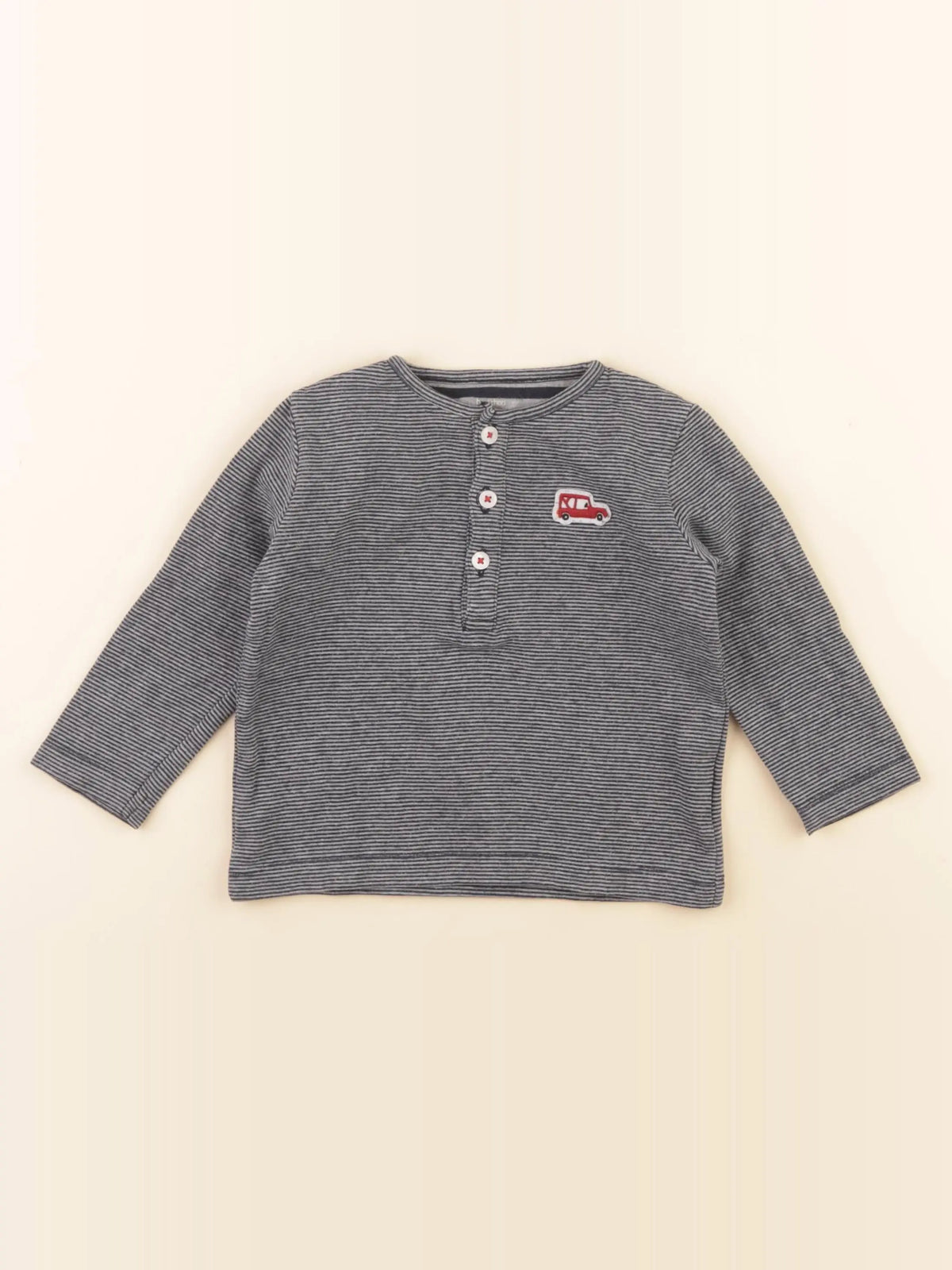 Boutchou - tee-shirt bleu - 18 mois