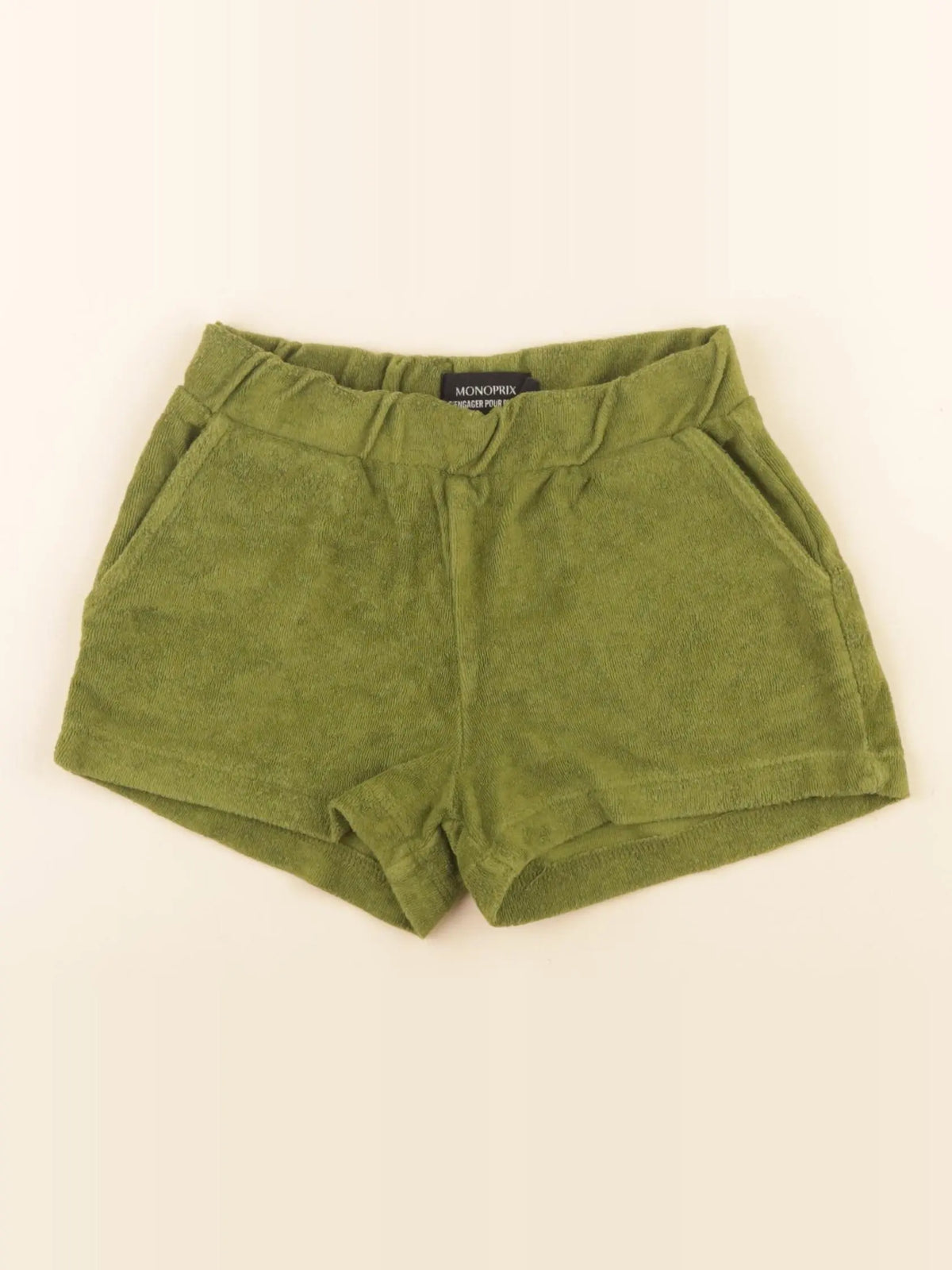 Monoprix - short vert - 4 ans