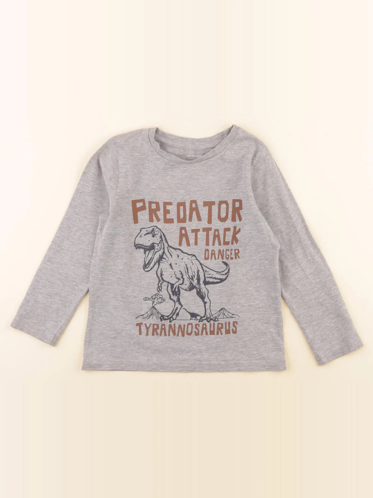 Vertbaudet - tee-shirt gris - 5 ans