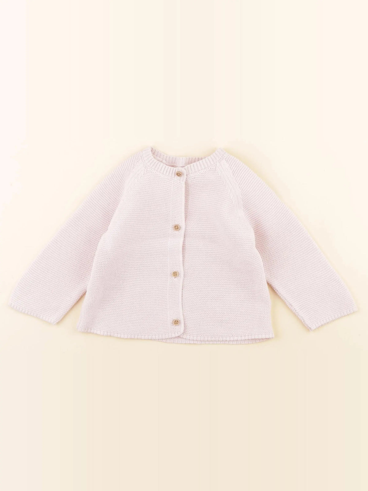 Cyrillus - gilet rose - 12 mois