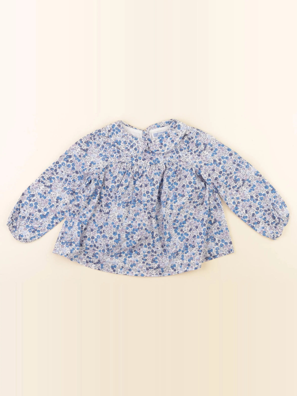 Jacadi - blouse liberty bleu - 36 mois