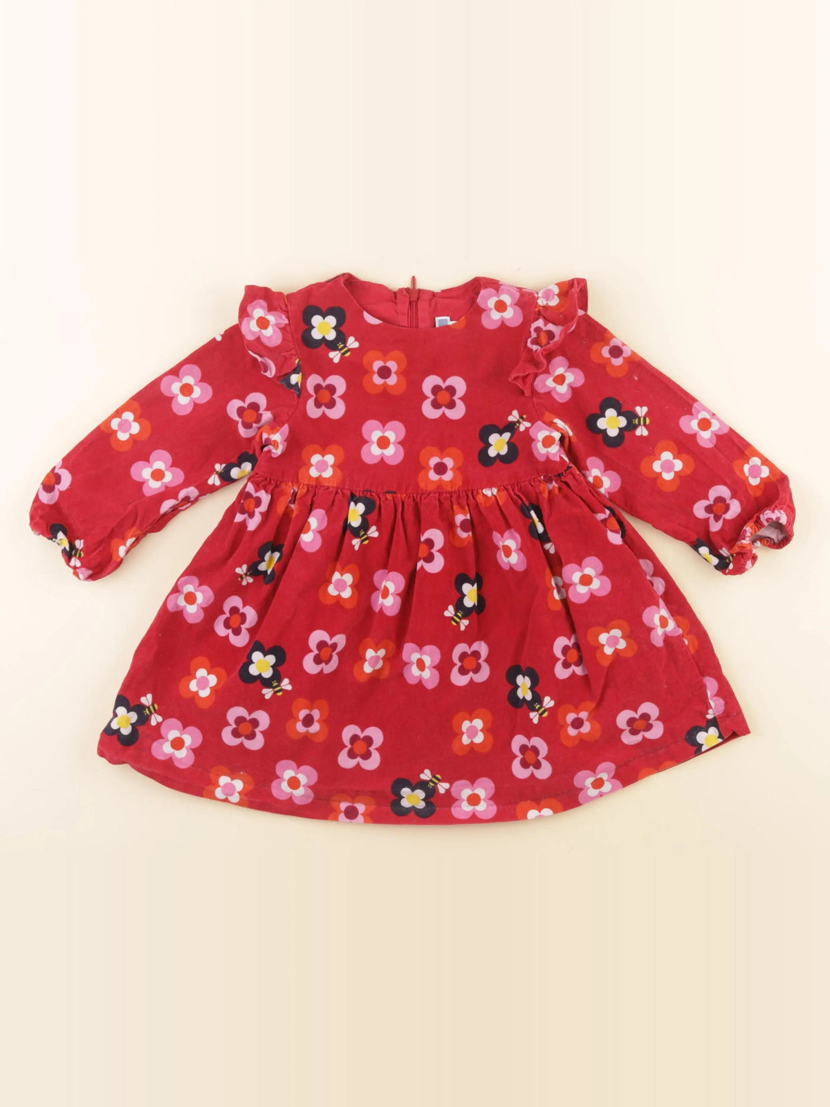 Jacadi - robe rouge - 36 mois