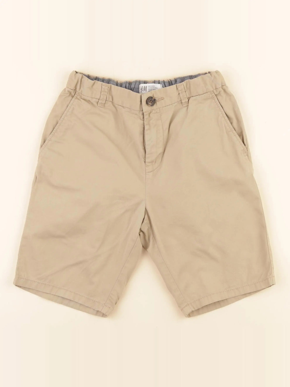 H&M - short beige - 8/9 ans