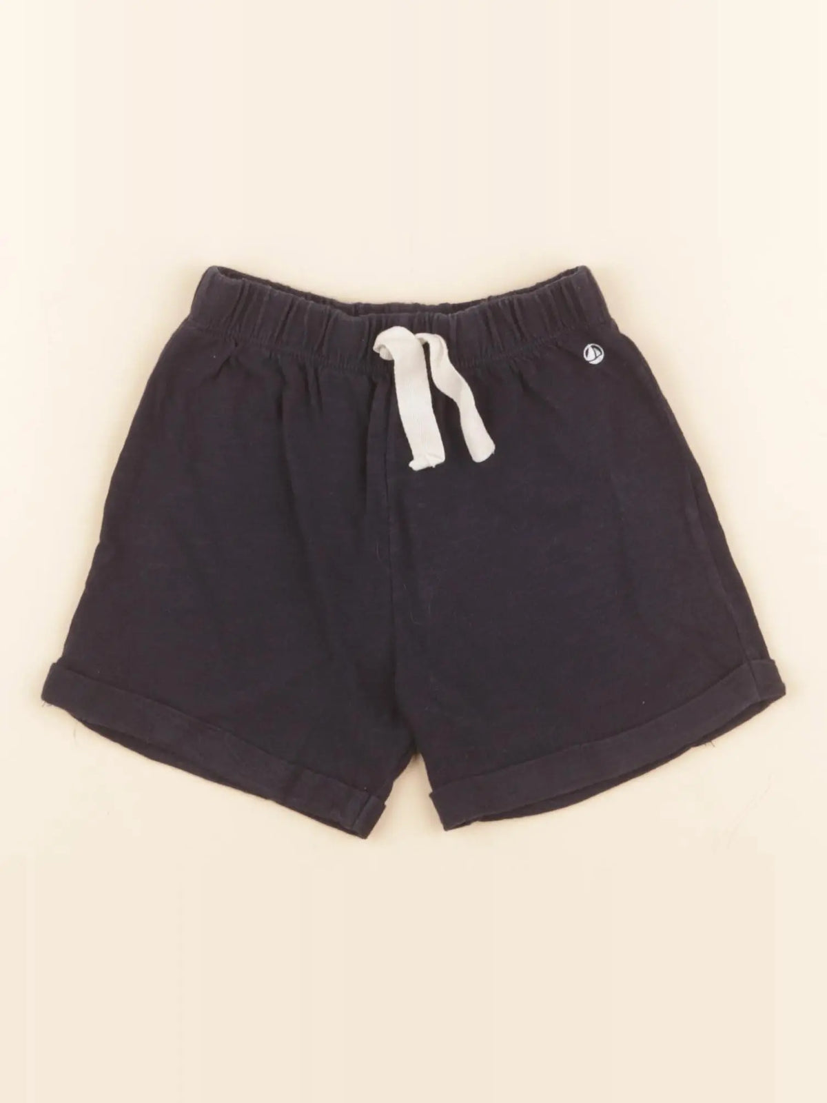 Petit Bateau - short bleu - 24 mois