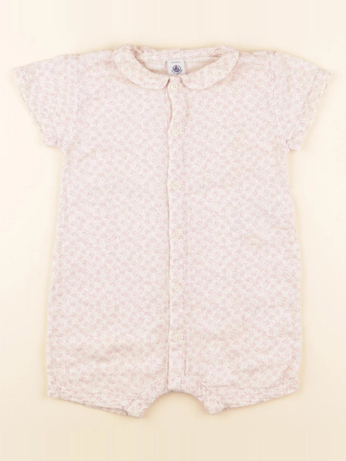 Petit Bateau - combinaison rose - 24 mois