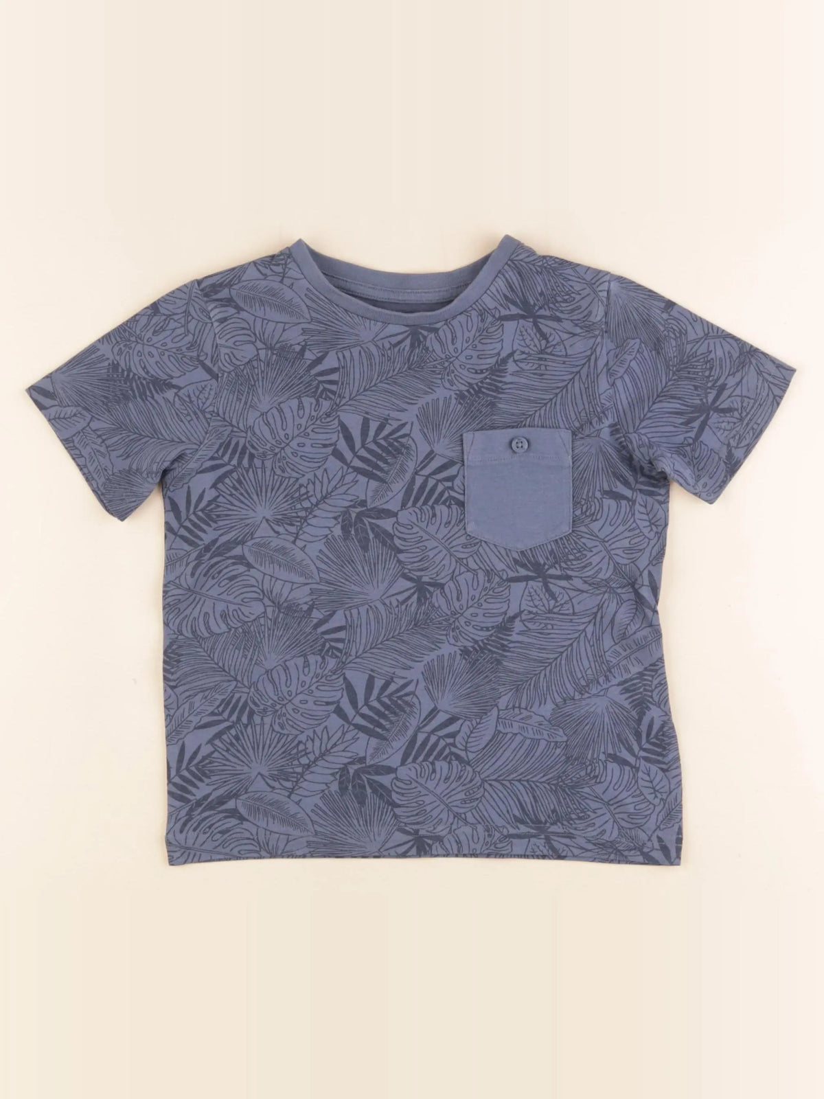 Vertbaudet - tee-shirt bleu - 4 ans