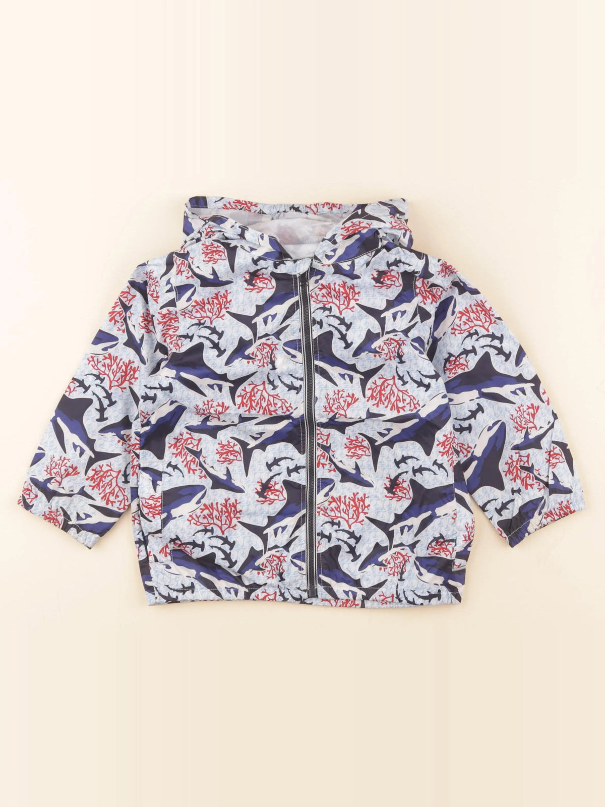 Petit Bateau - coupe-vent multicolore - 24 mois