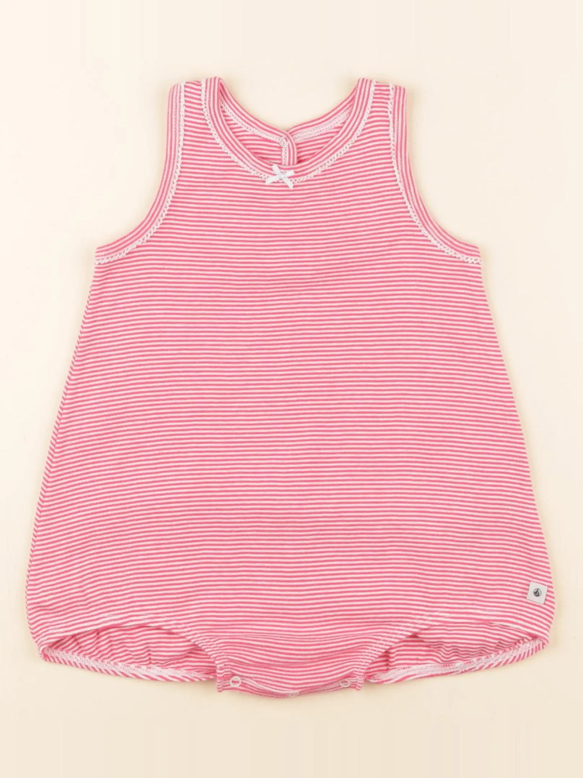 Petit Bateau - pyjama coton rose - 18 mois