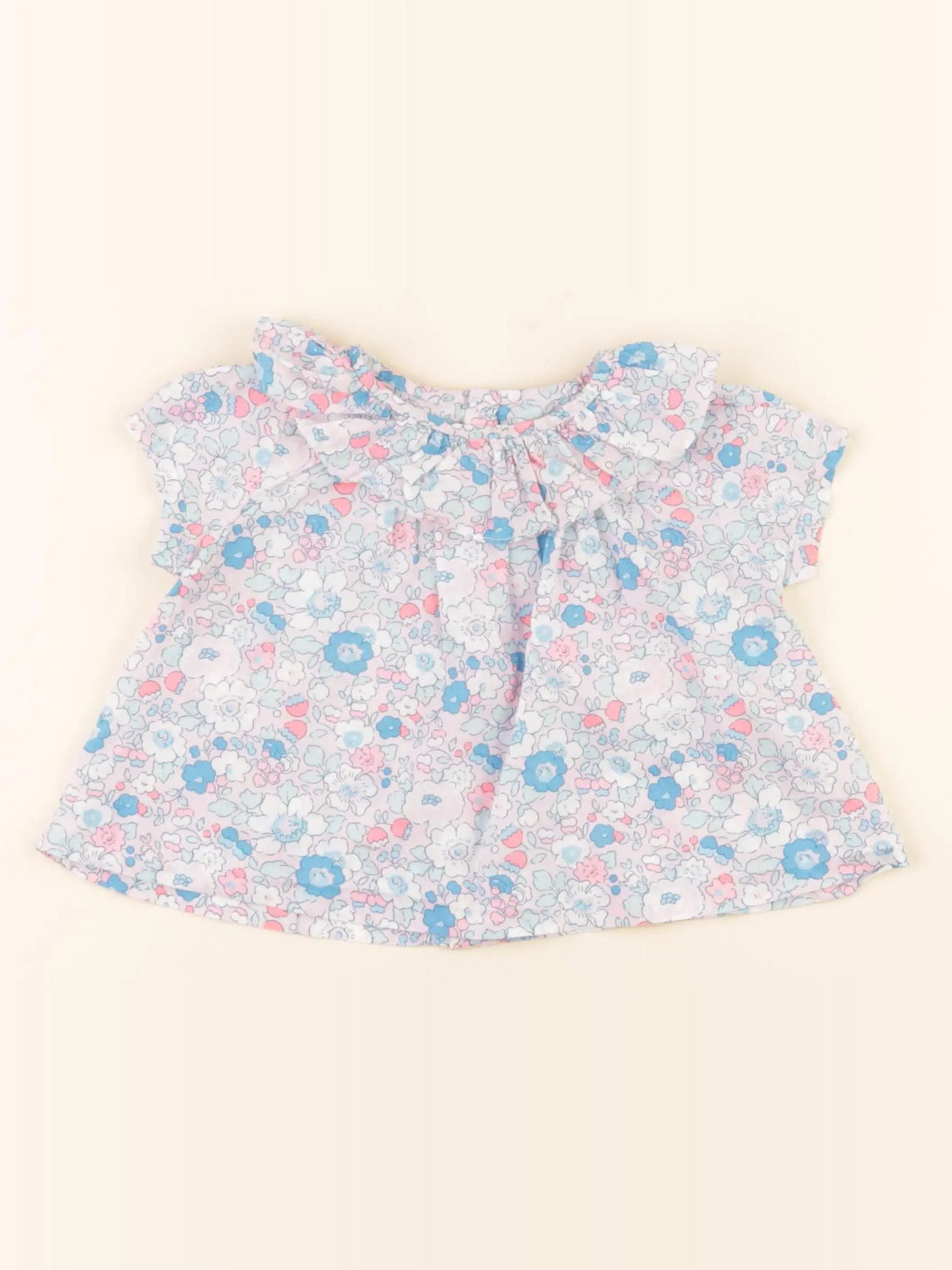 Jacadi - blouse liberty multicolore - 6 mois