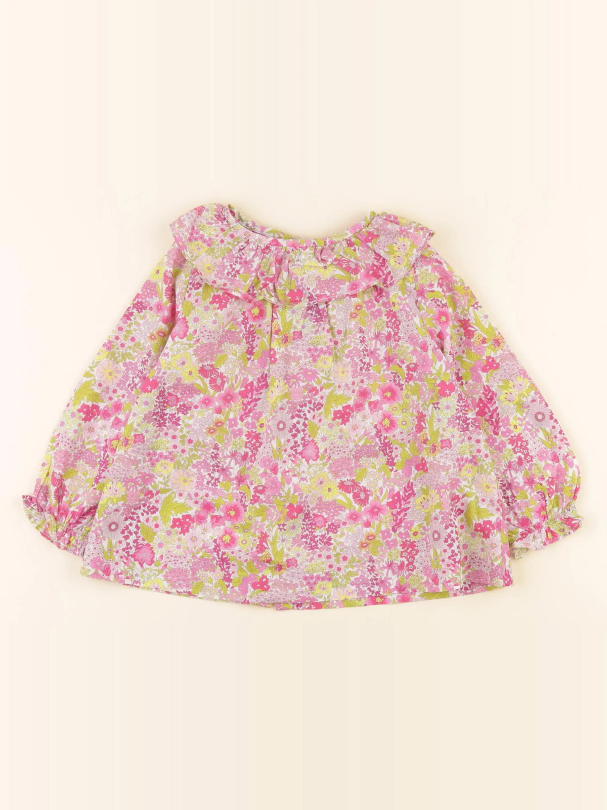 Jacadi - blouse liberty multicolore - 36 mois