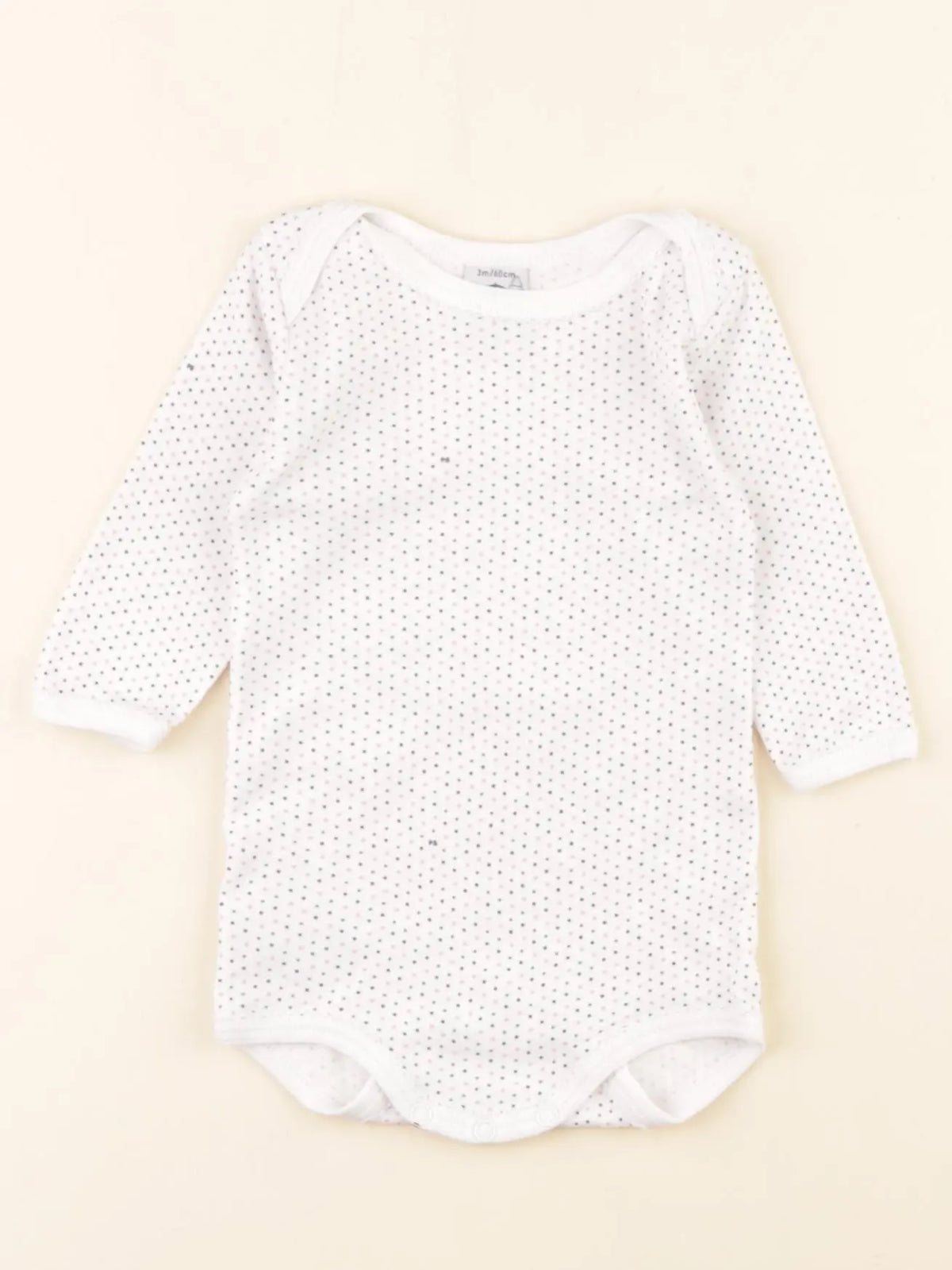 Petit Bateau - body multicolore - 3 mois