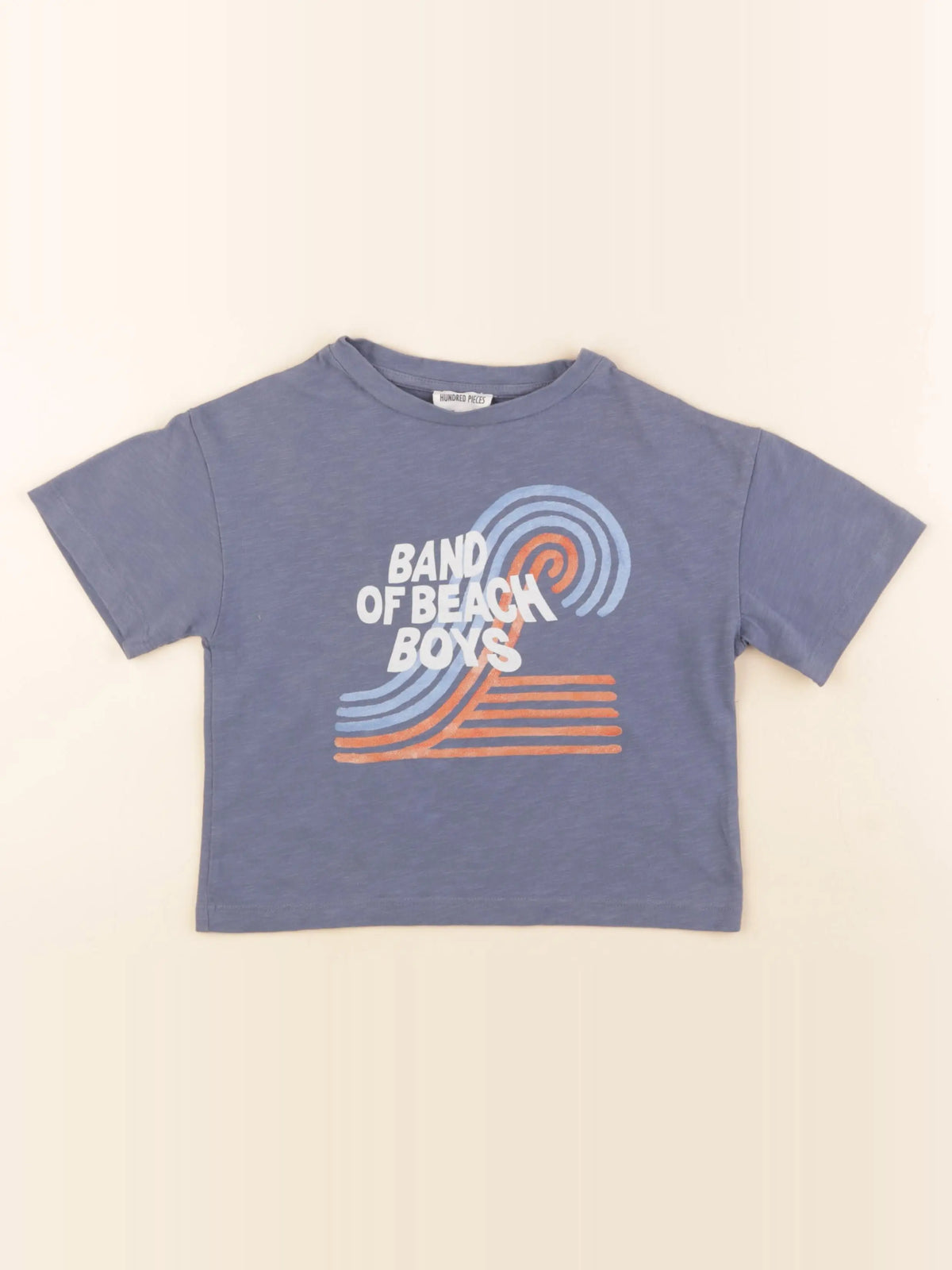 Hundred Pieces - tee-shirt bleu - 2/3 ans