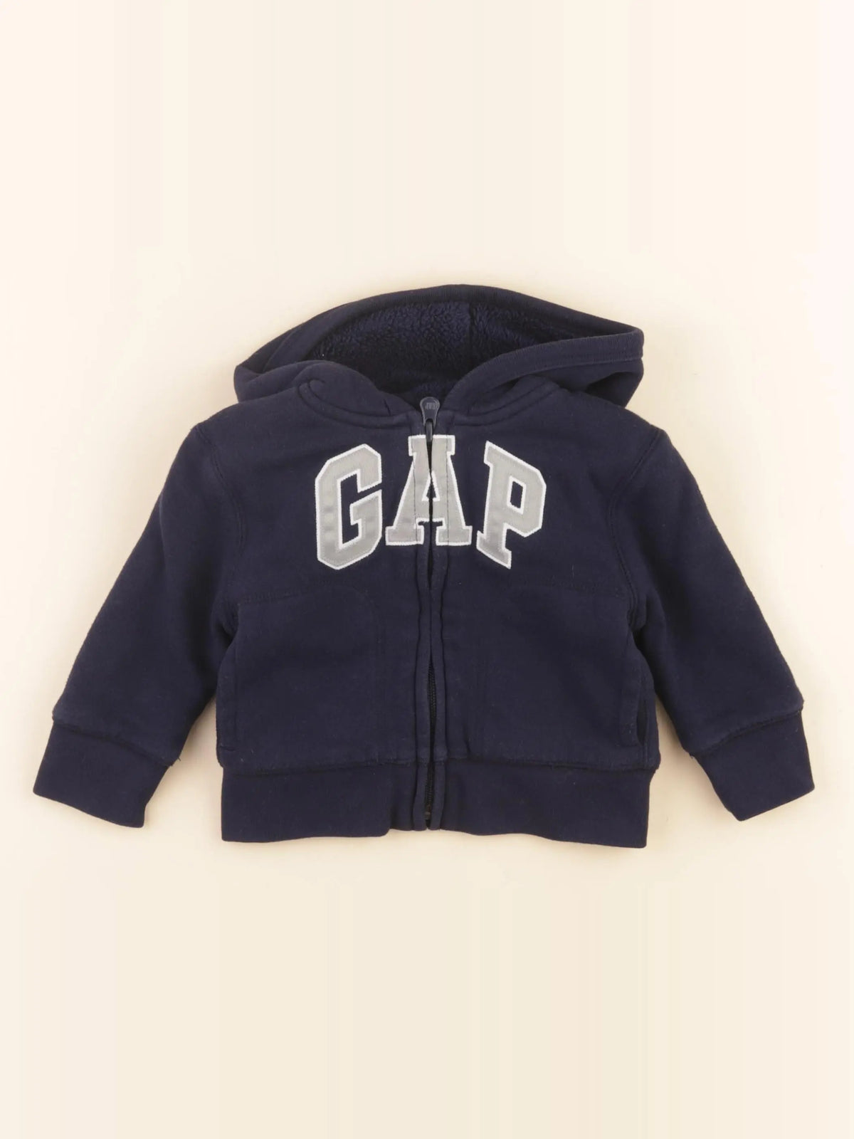 GAP - sweat bleu - 12/18 mois