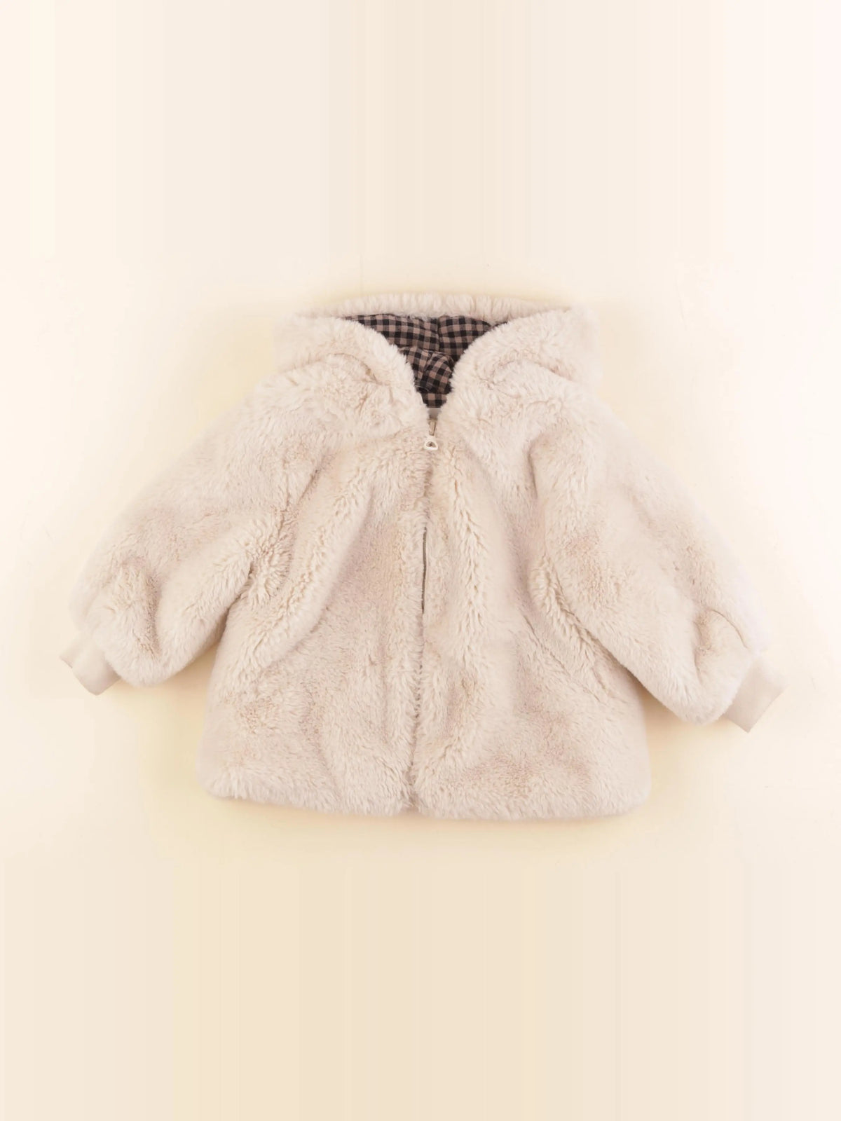 Zara - manteau beige - 12/18 mois