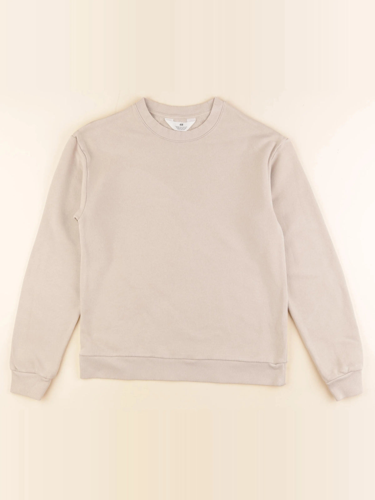 H&M - sweat beige - 11/12 ans