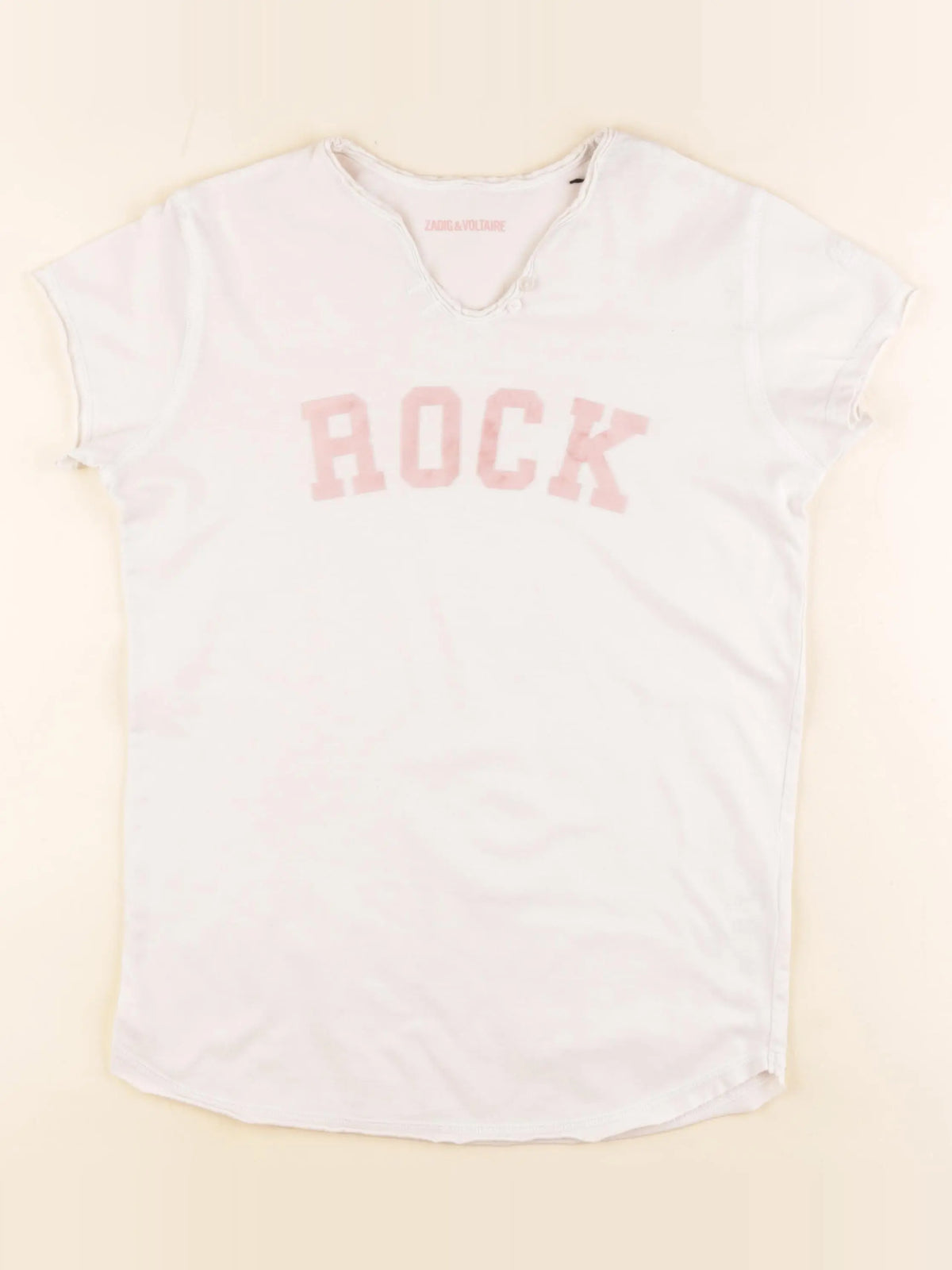Zadig & Voltaire - tee-shirt rose - 16 ans
