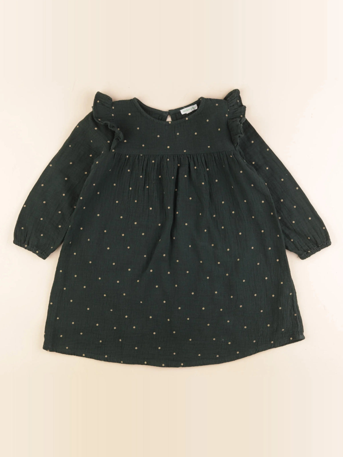 Vertbaudet - robe vert - 4 ans