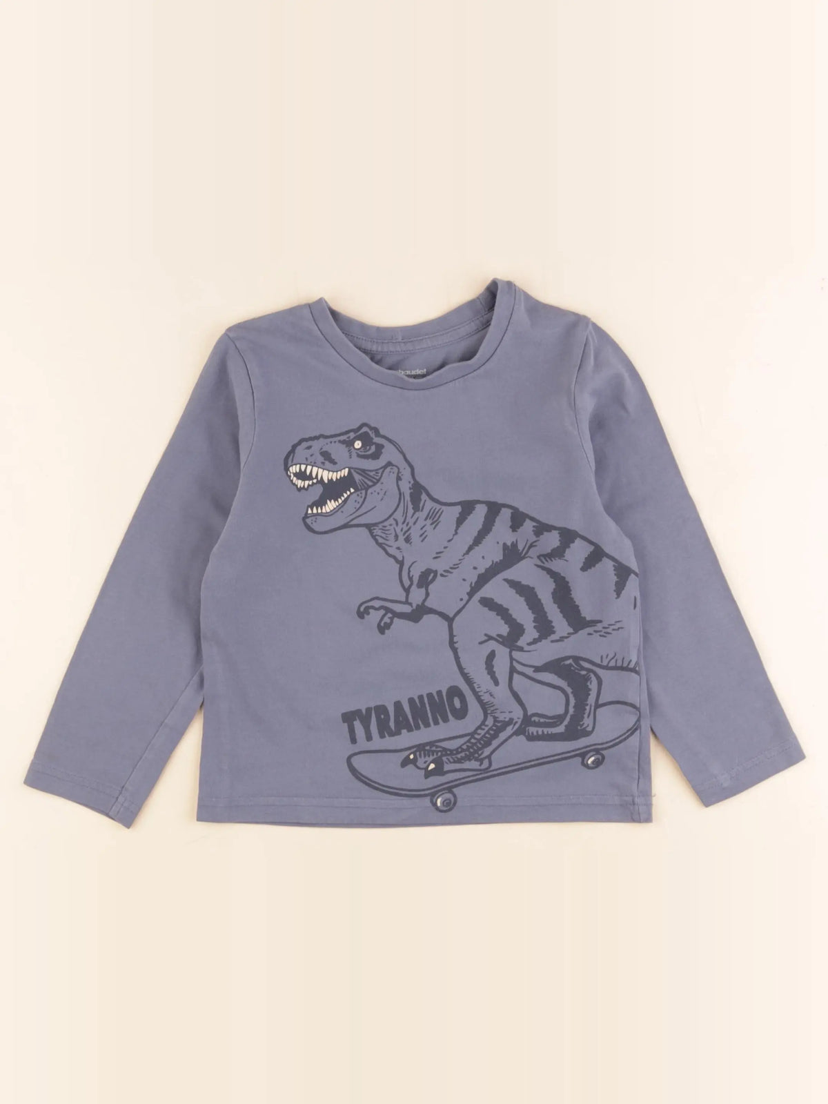 Vertbaudet - tee-shirt bleu - 4 ans