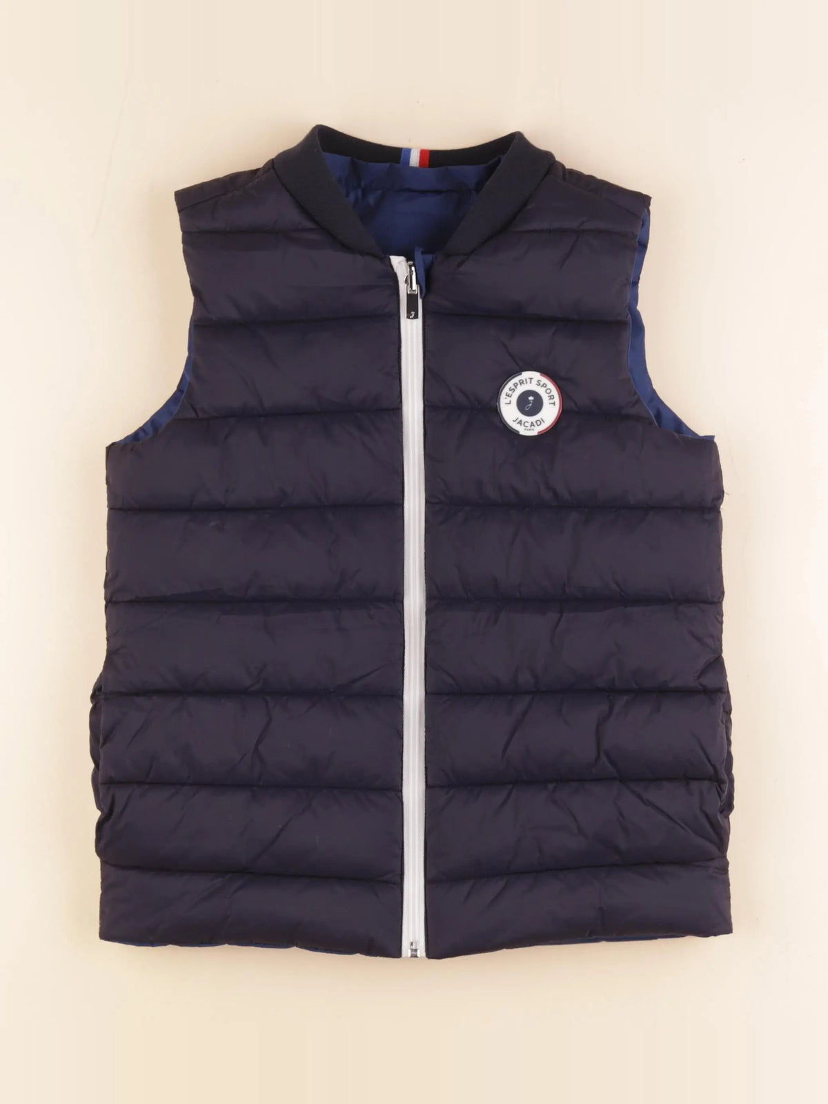 Jacadi - doudoune réversible bleu - 8 ans