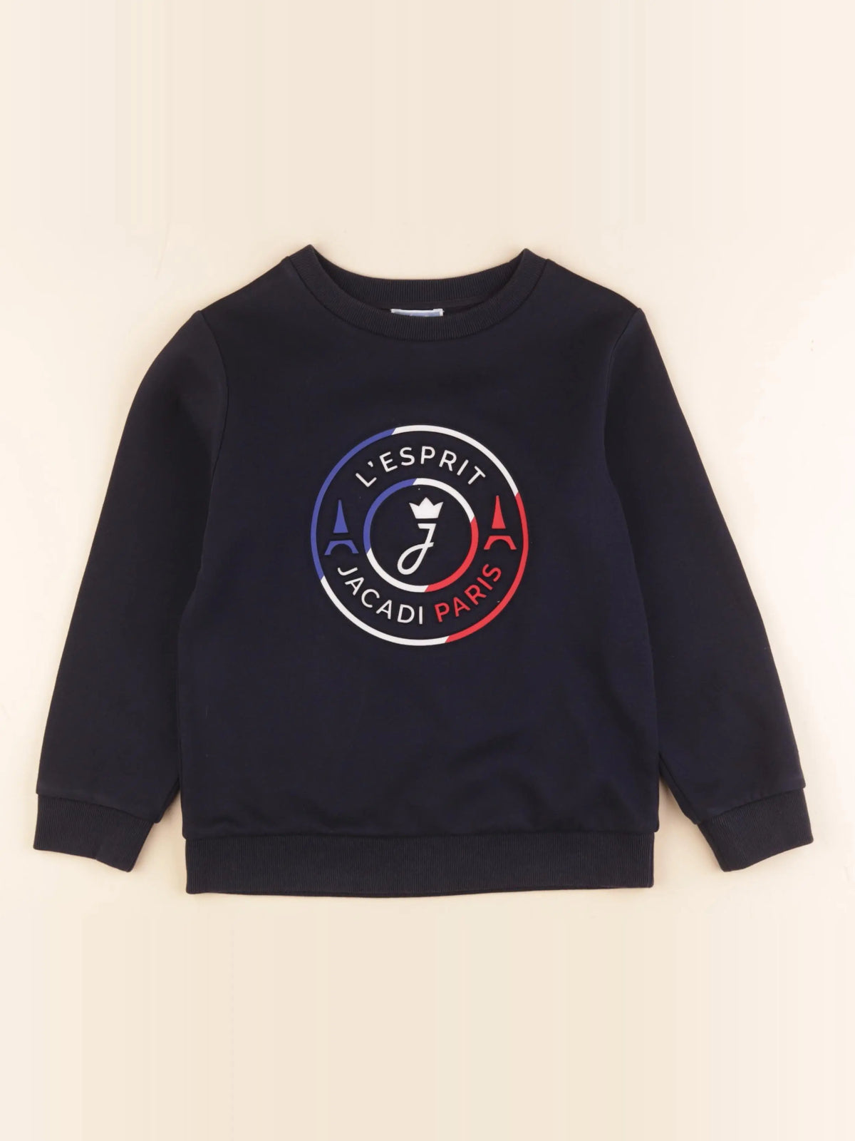 Jacadi - sweat bleu - 8 ans