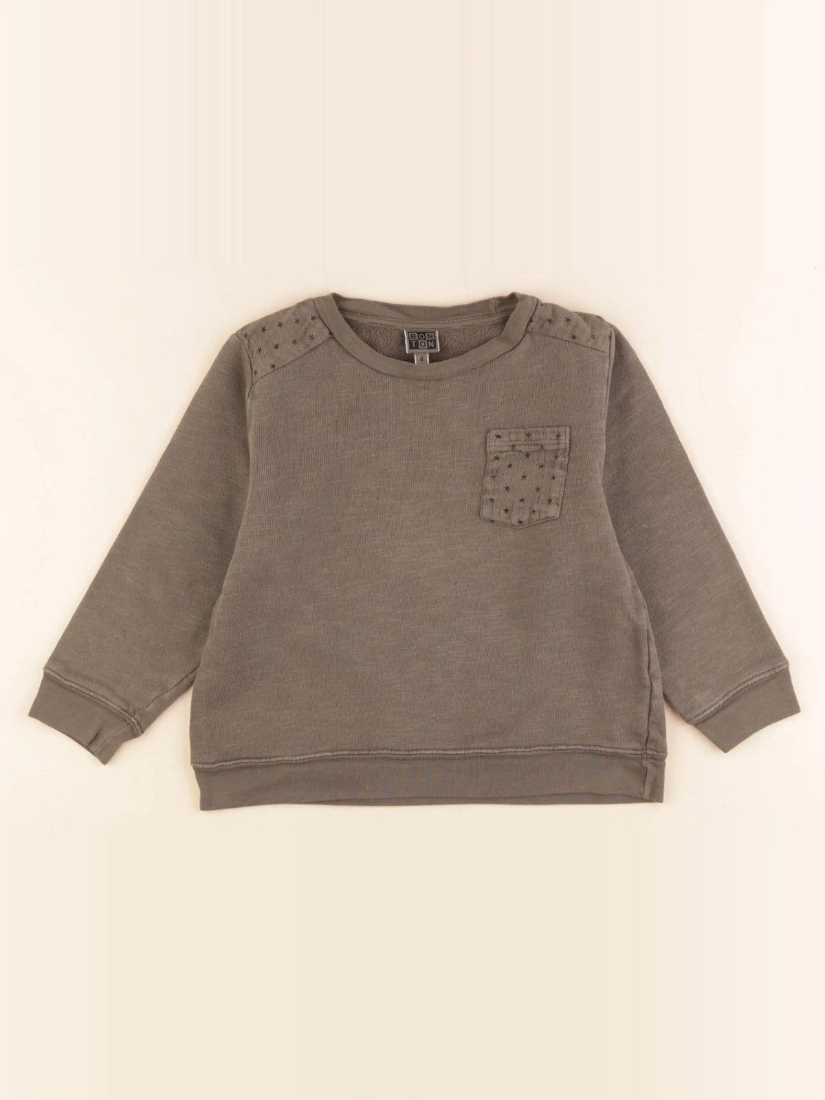 Bonton - sweat vert - 4 ans