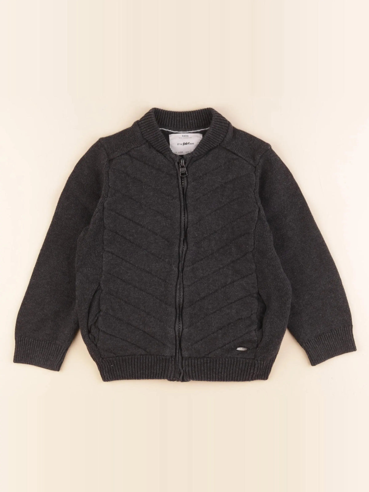 Zara - gilet gris - 5 ans