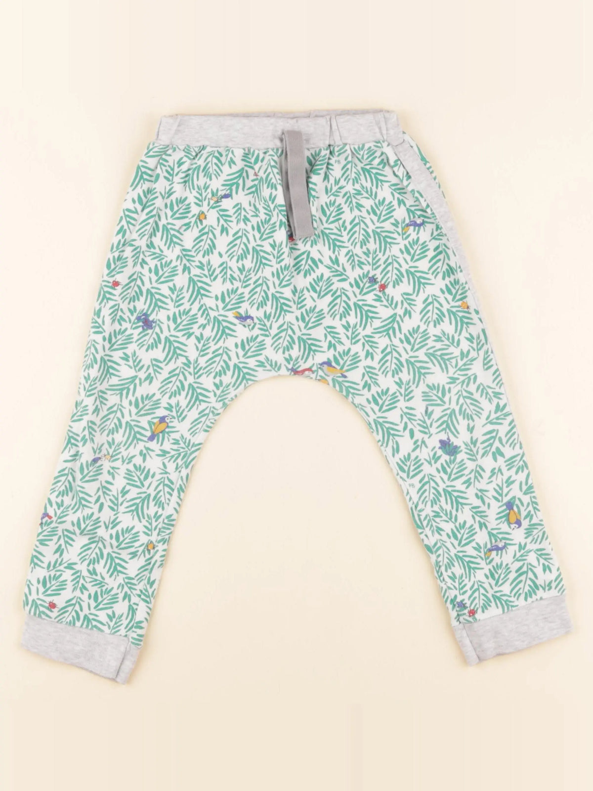 Petit Bateau - sarouel vert - 36 mois