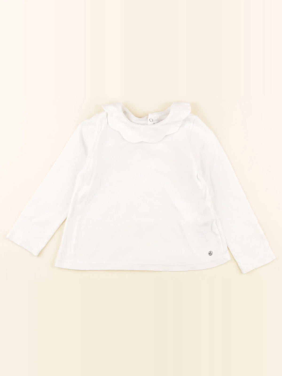 Petit Bateau - tee-shirt blanc - 36 mois