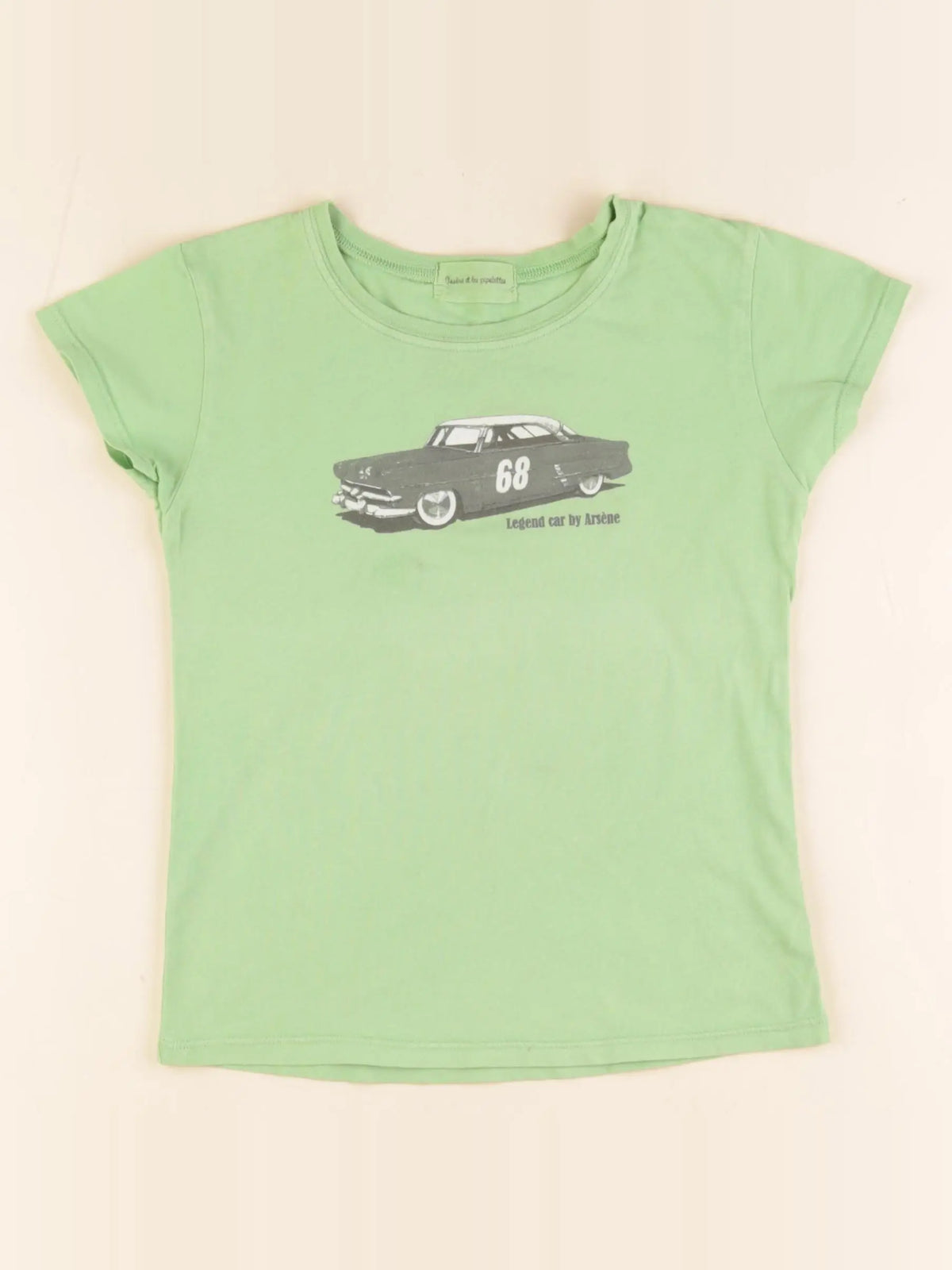 Arsène et les pipelettes - tee-shirt vert - 5 ans