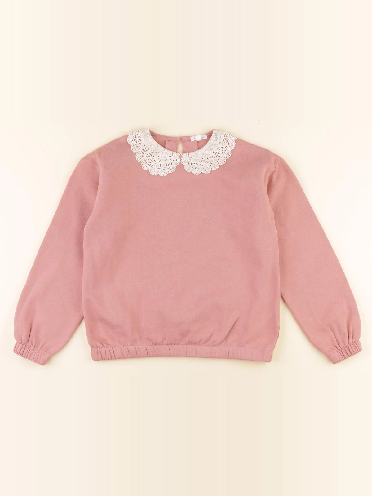 Vertbaudet - sweat rose - 12 ans