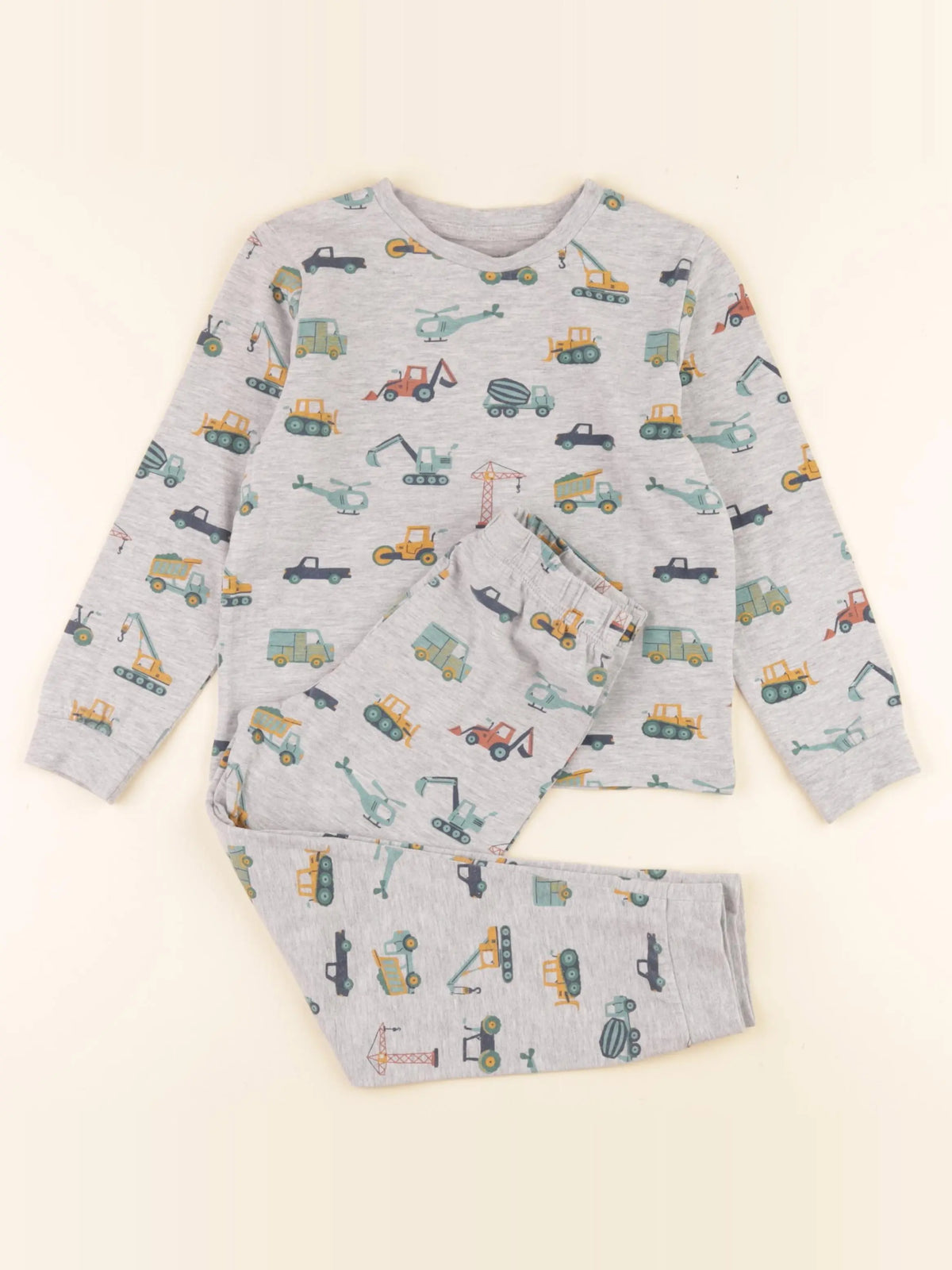 Vertbaudet - pyjama coton gris - 5 ans