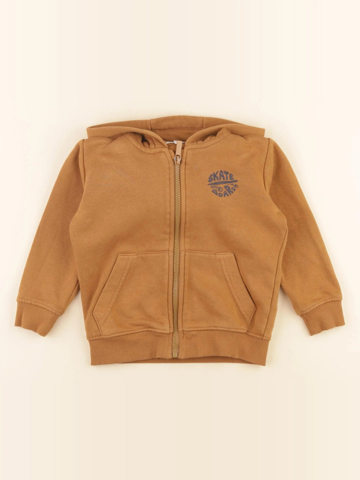 Vertbaudet - sweat marron - 3 ans