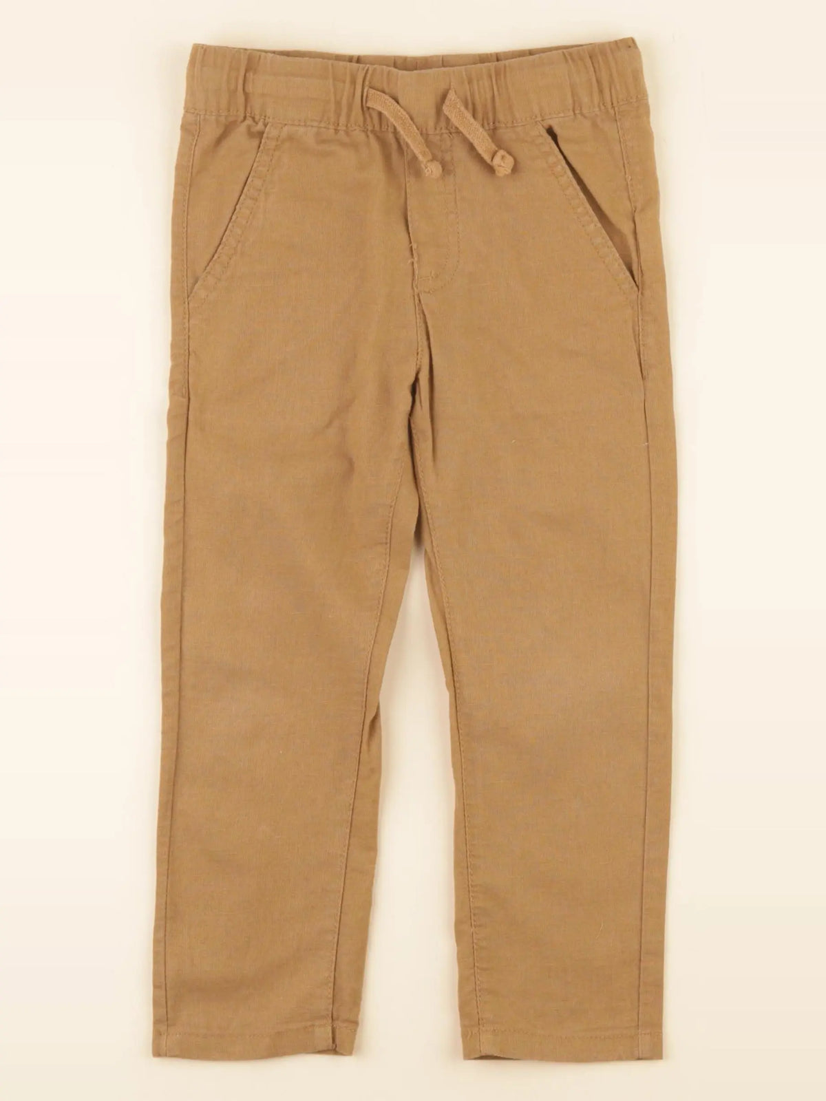 Vertbaudet - pantalon marron - 3 ans