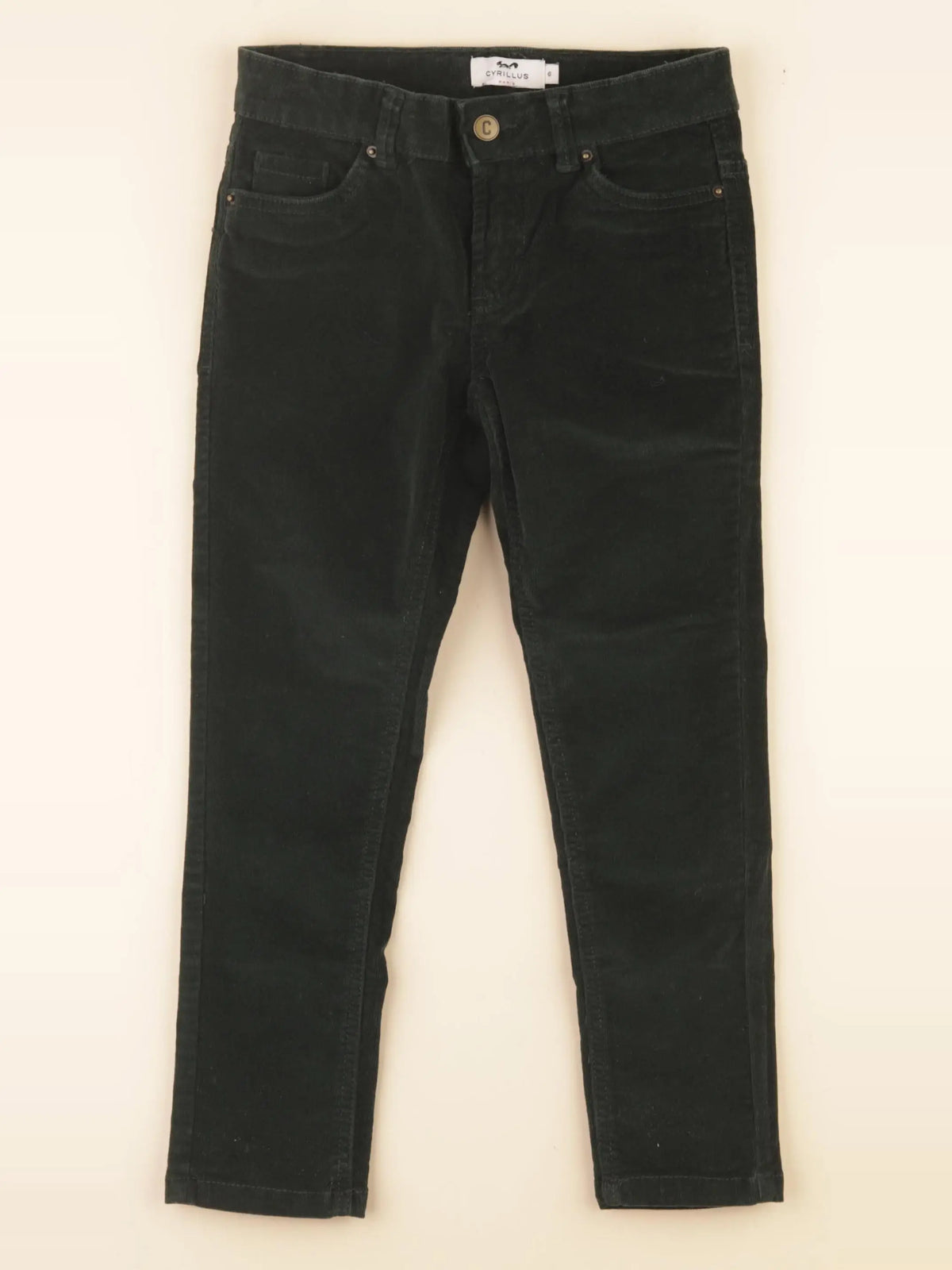 Cyrillus - pantalon vert - 6 ans