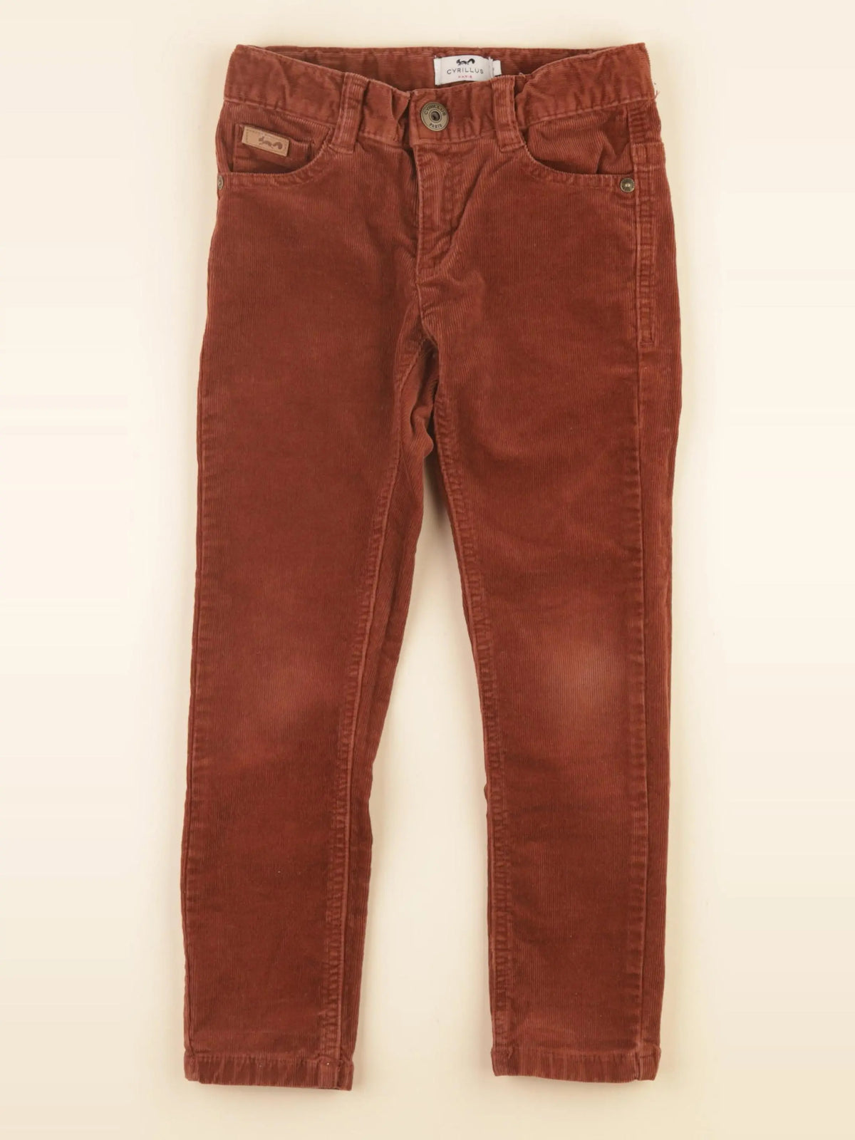 Cyrillus - pantalon rouge - 6 ans
