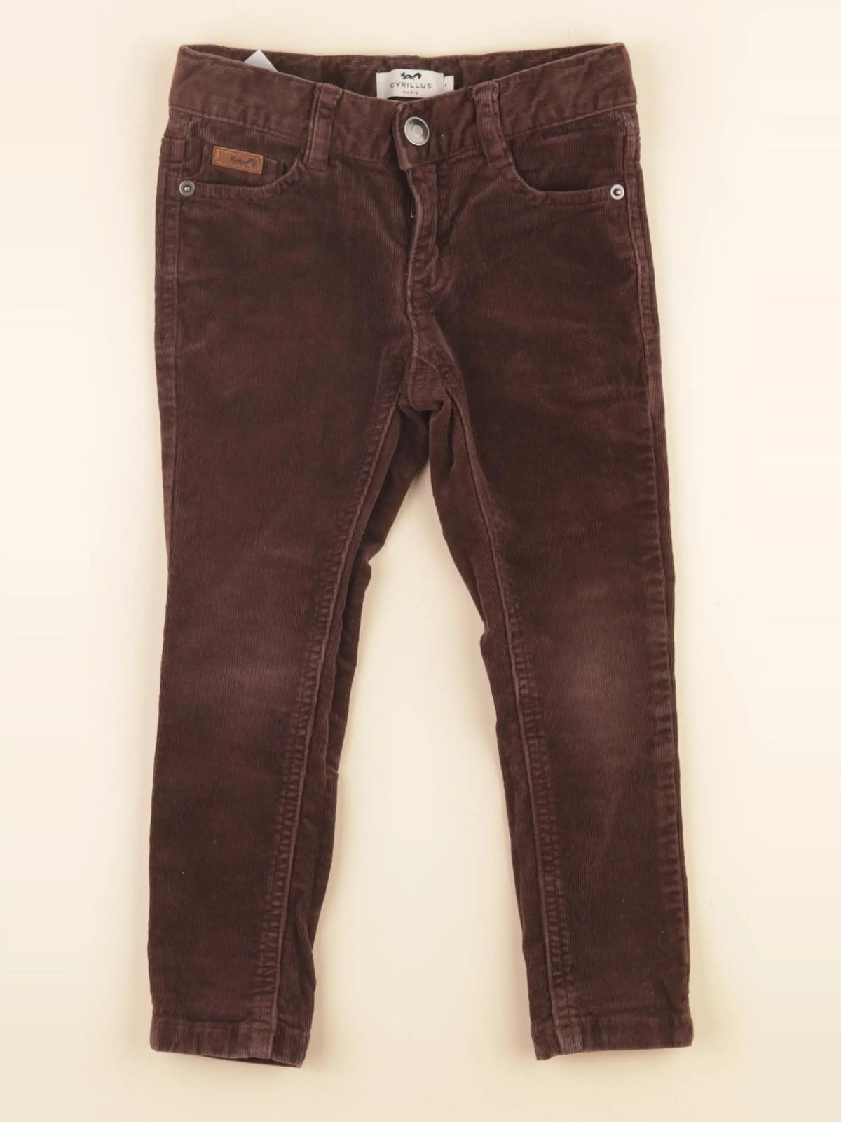 Cyrillus - pantalon marron - 4 ans